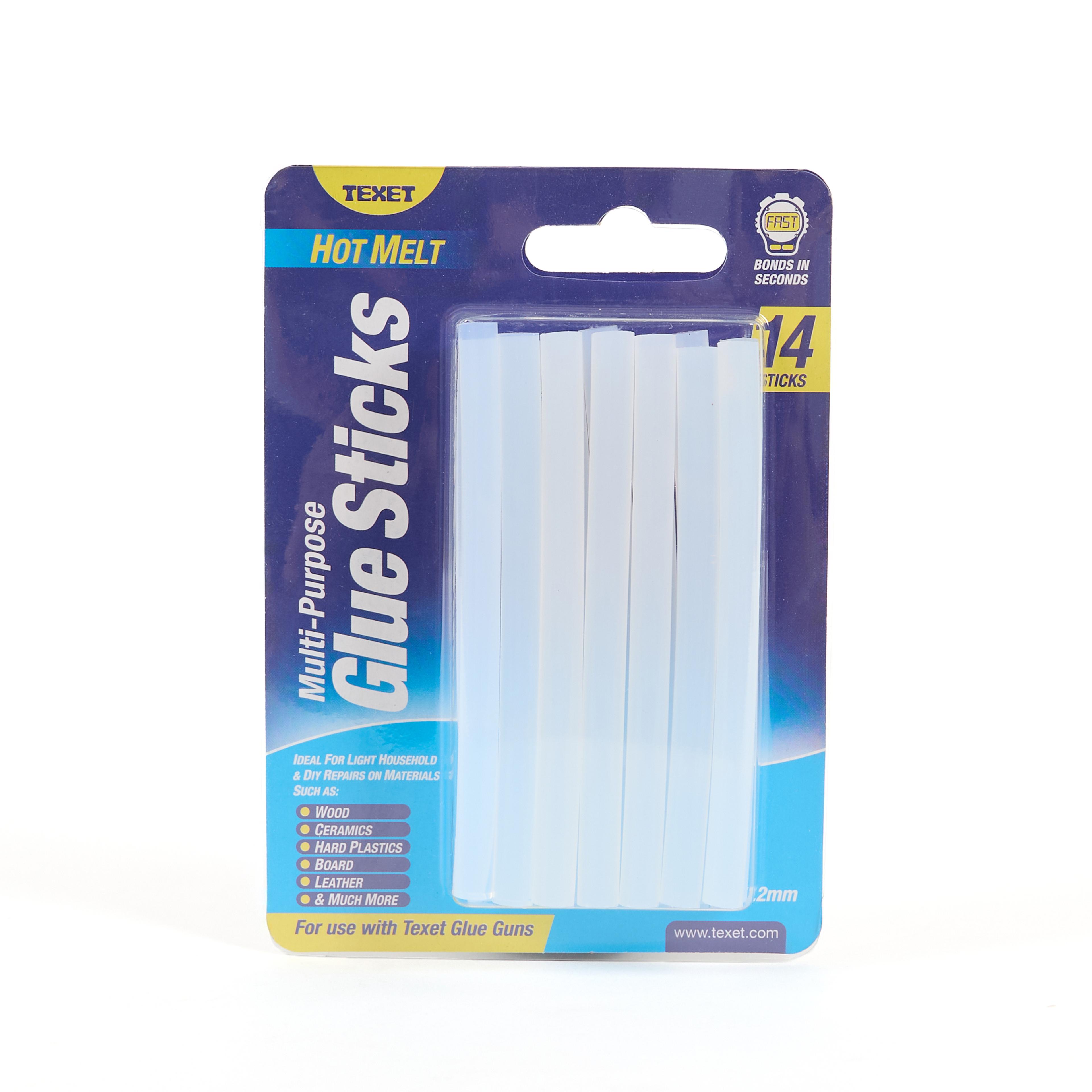 TEXET Hot Melt Glue Sticks - Pack of 14