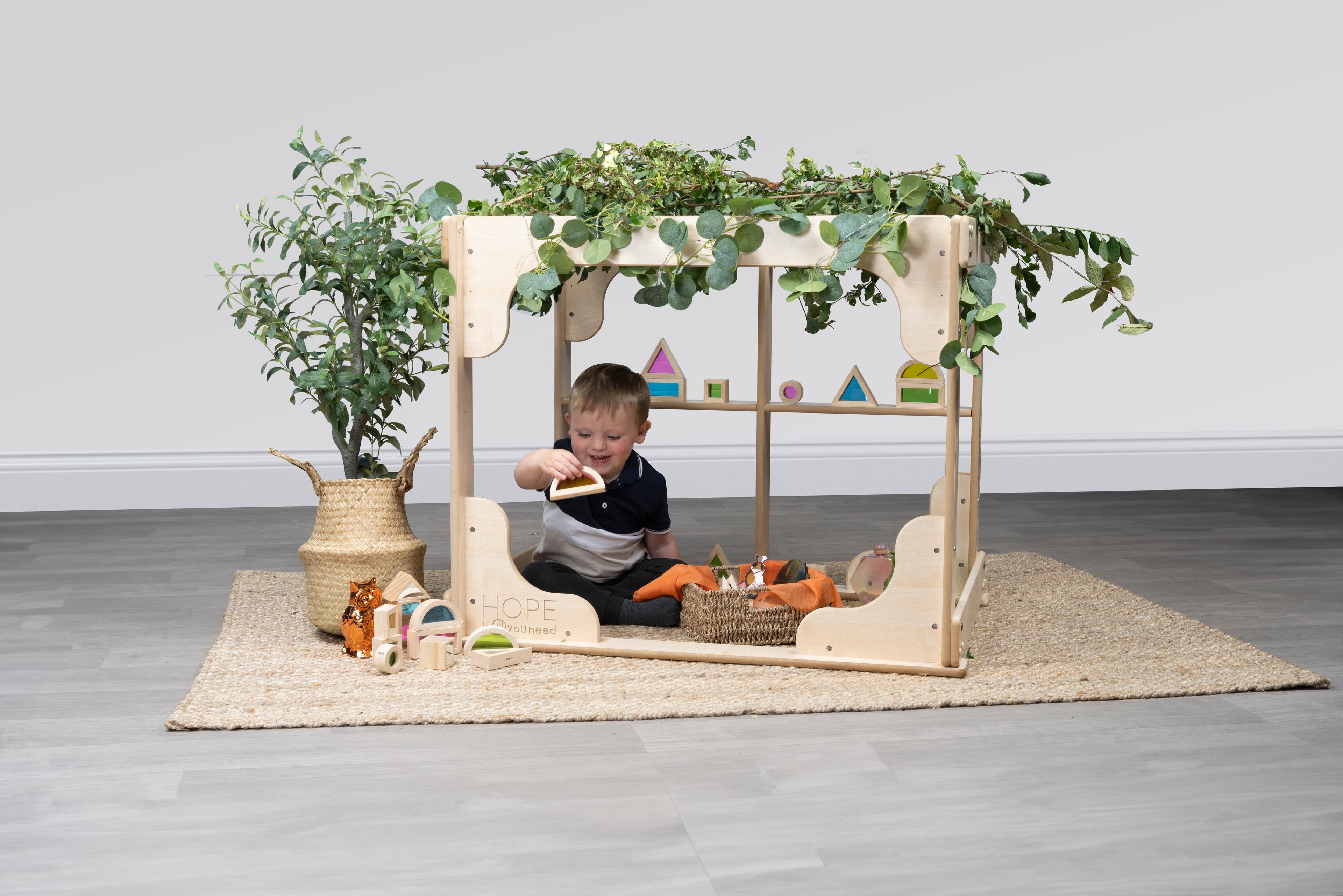 Under 2's Den Frame with Shelves from Hope Education
