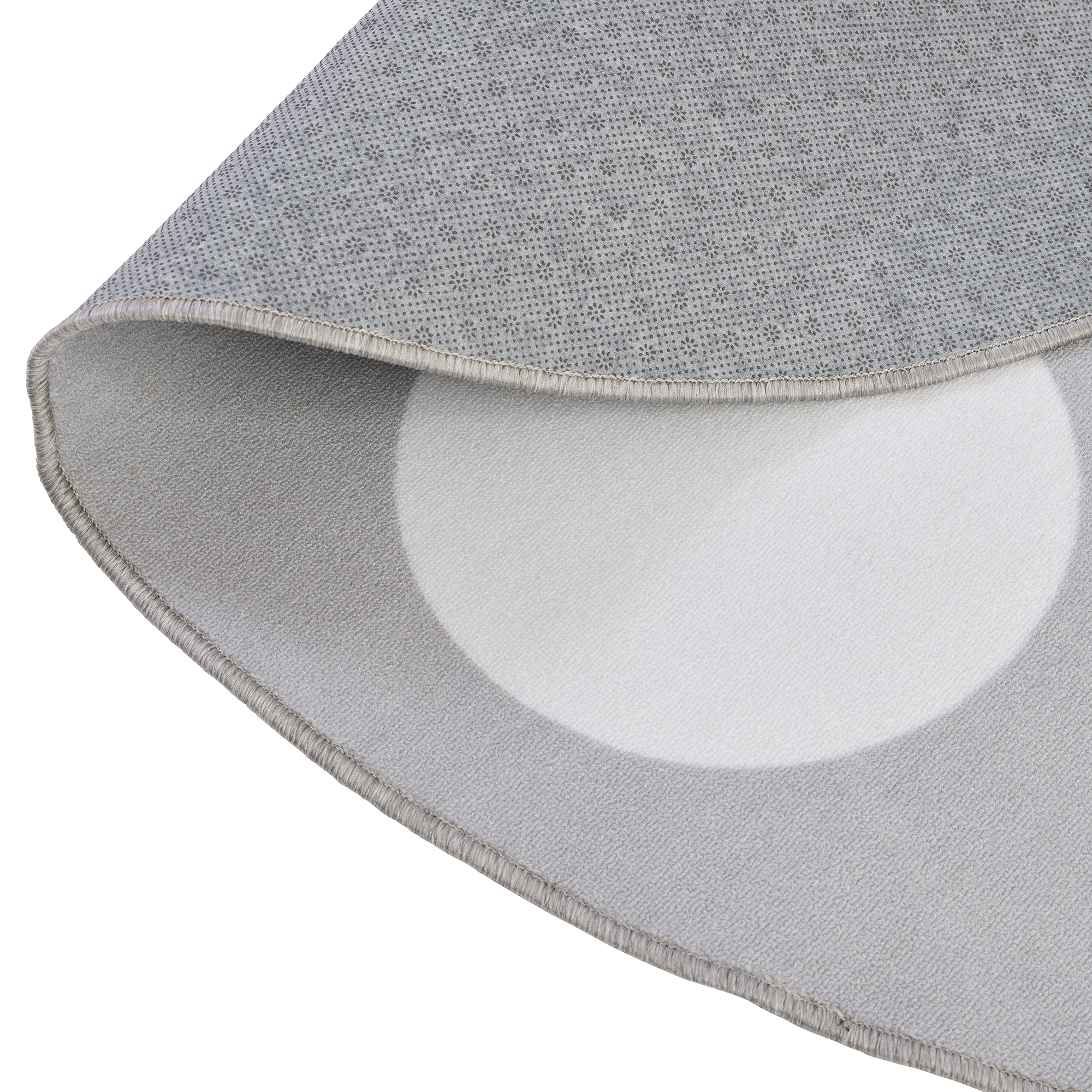 Geometric Shapes Round Scandi Rug