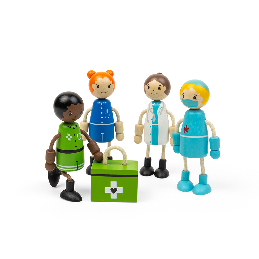 BIGJIGS Toys Medic Dolls