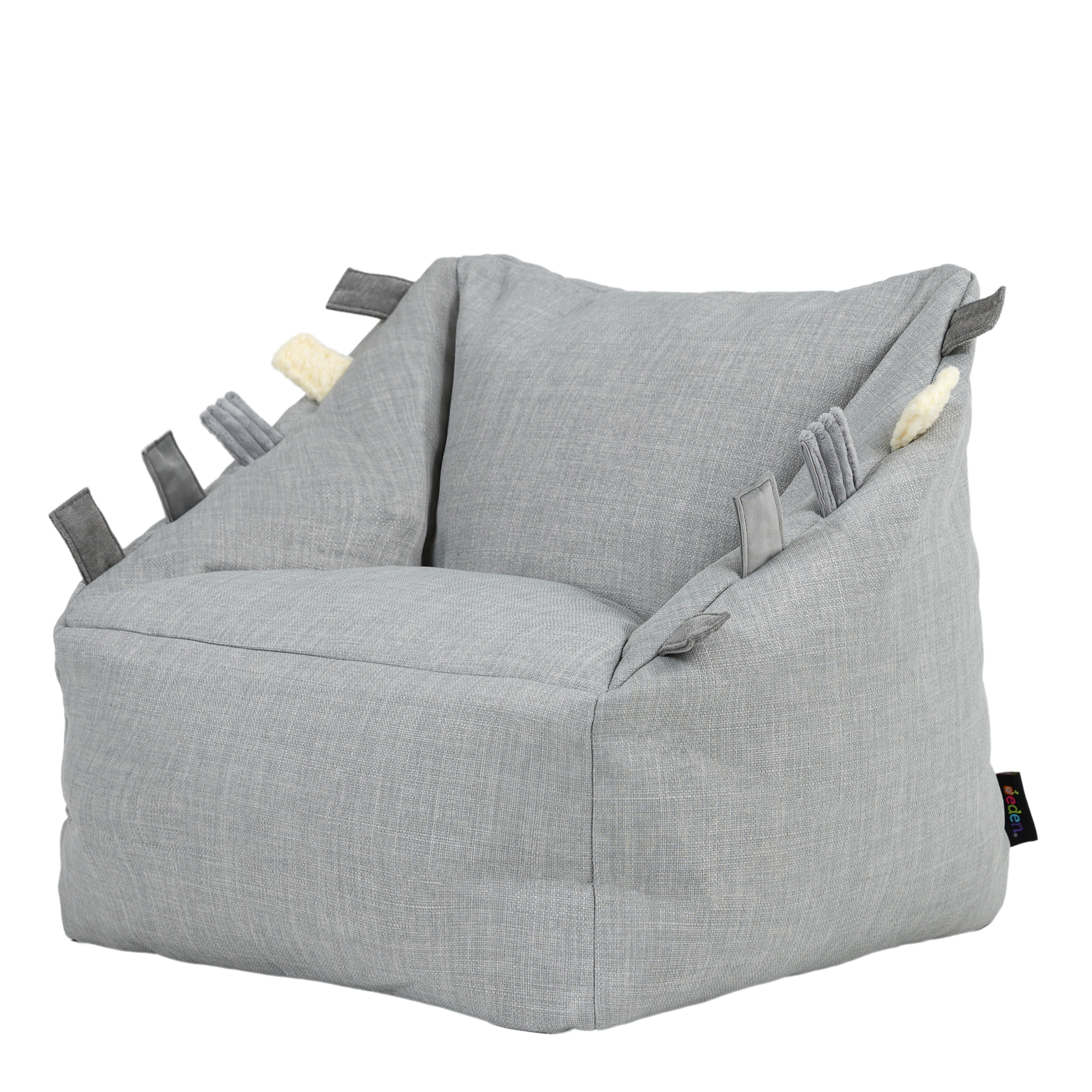 Touch Tags Woven Armchair - Grey