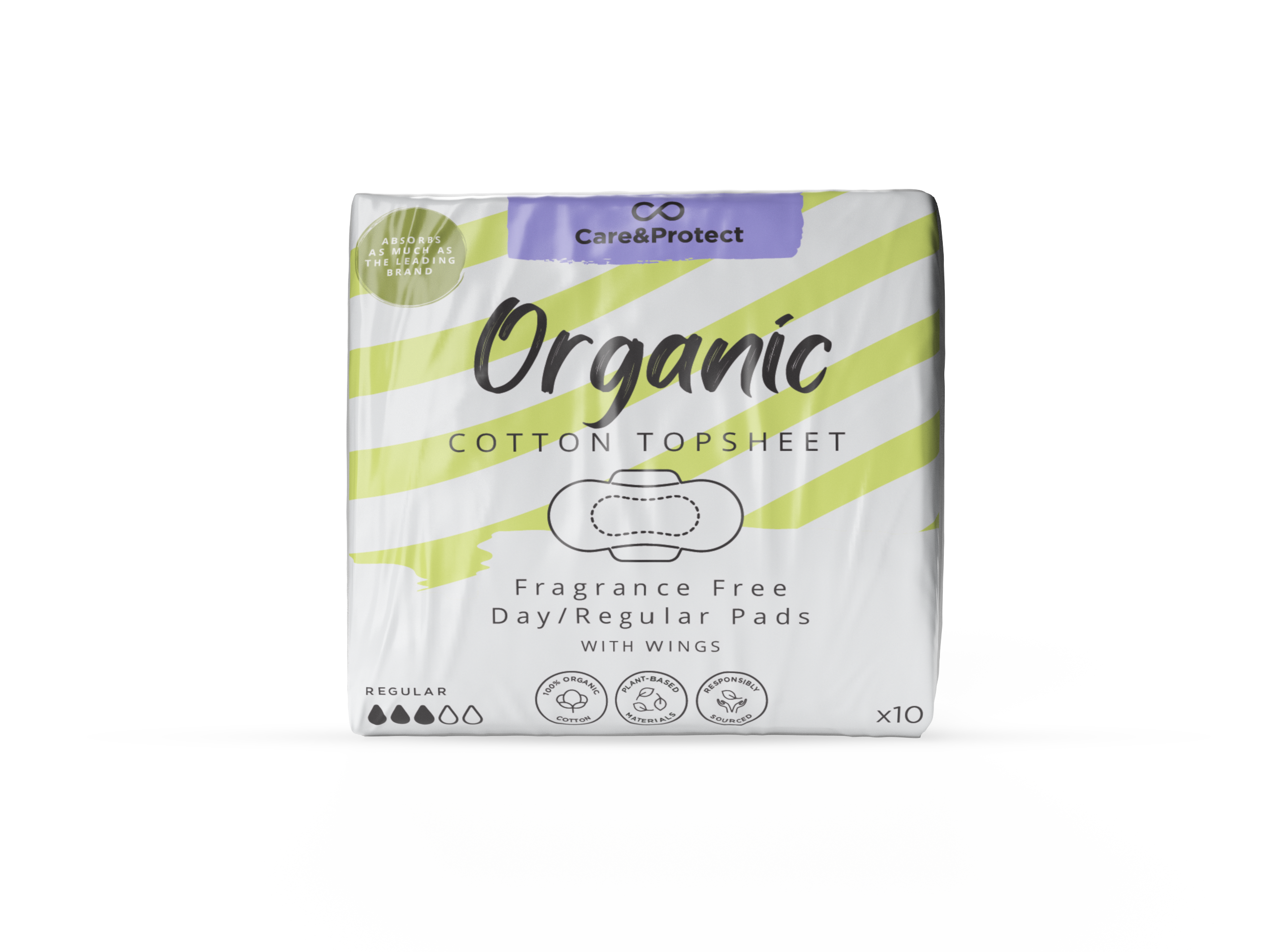 Organic Day Pads - Pack of 10