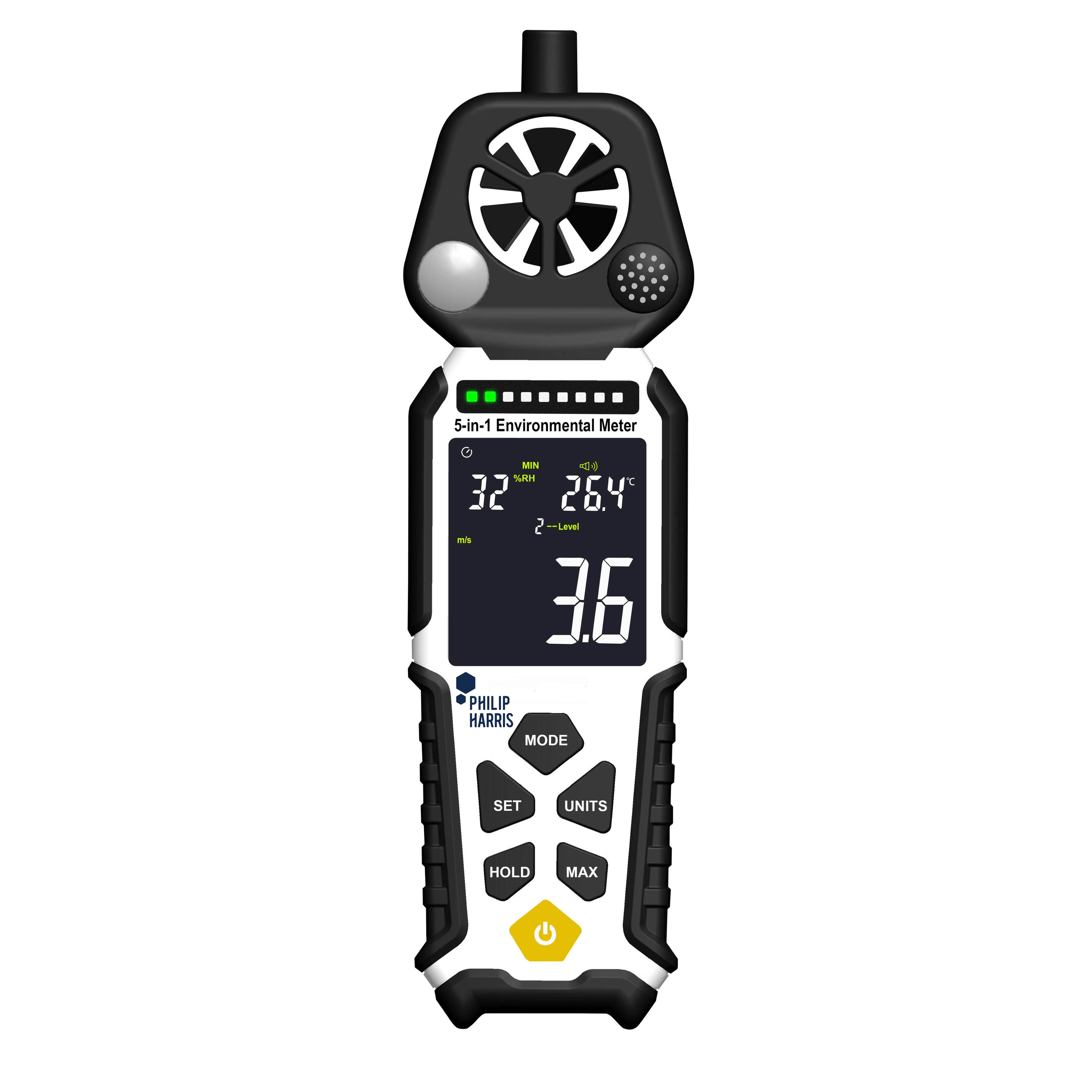 Philip Harris Heavy Duty 5-IN-1 Meter (Light/Wind/Sound/Temperature/Humidity) 