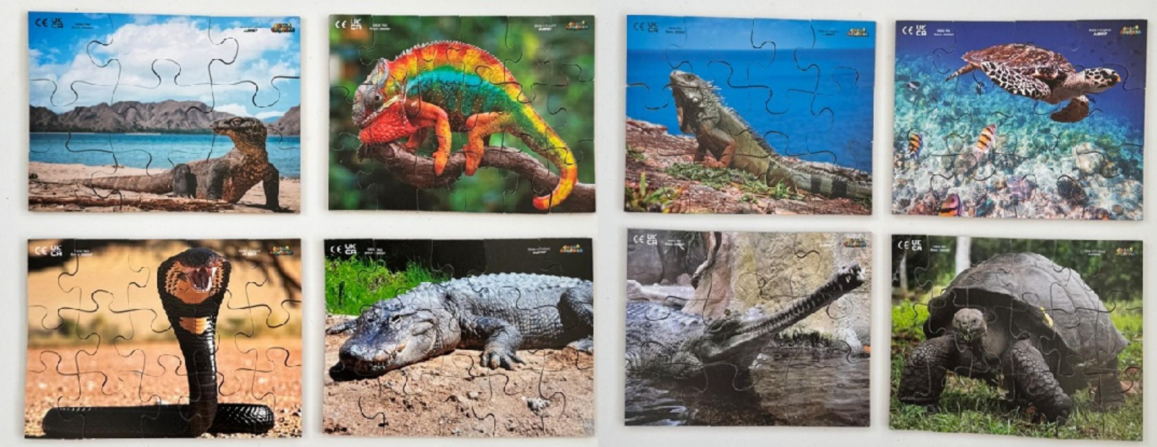 Just Jigsaws Reptile Jigsaws - Pack of 8