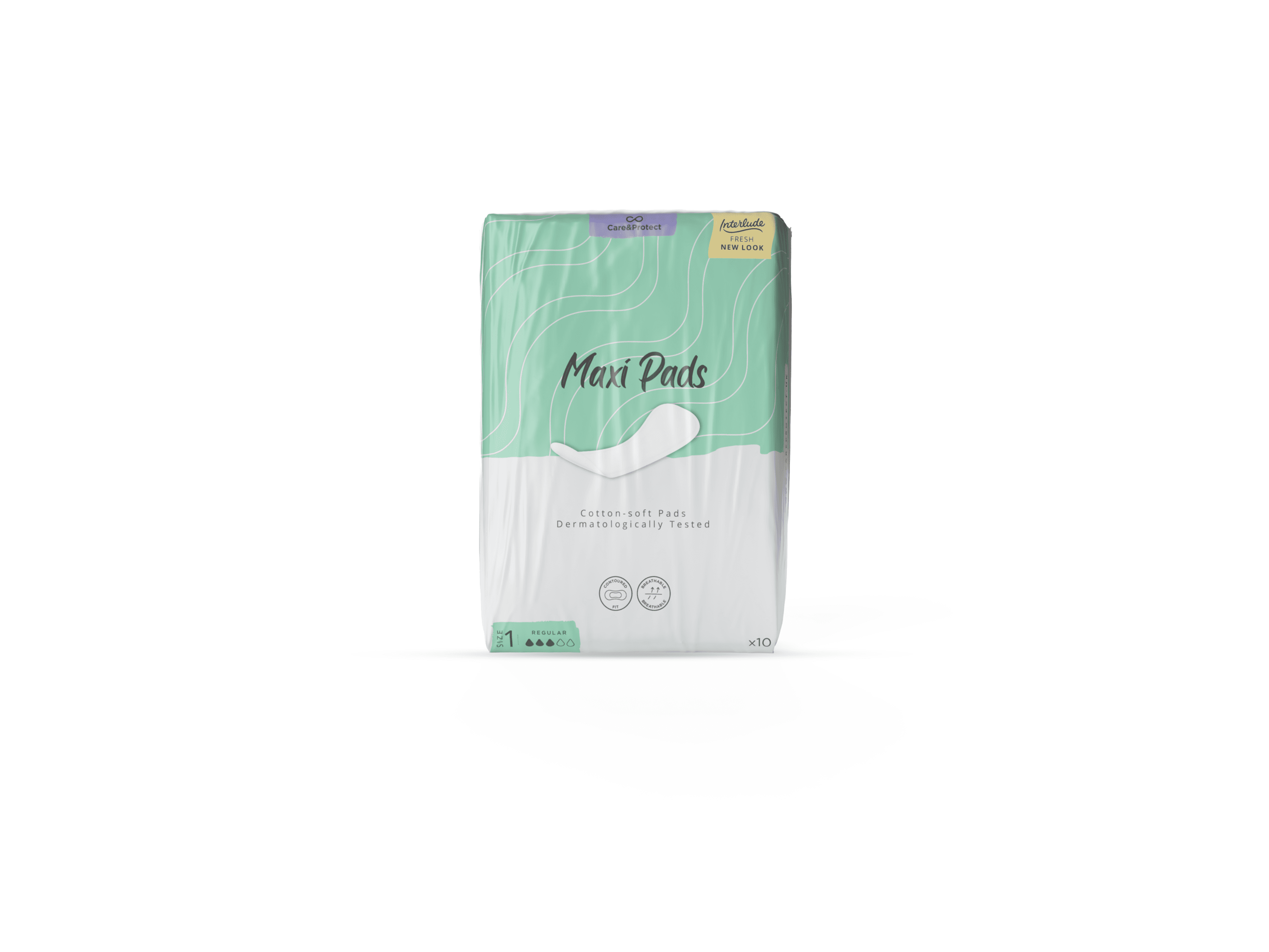 Care & Protect Maxi Day Pads Size 1 - Pack of 10