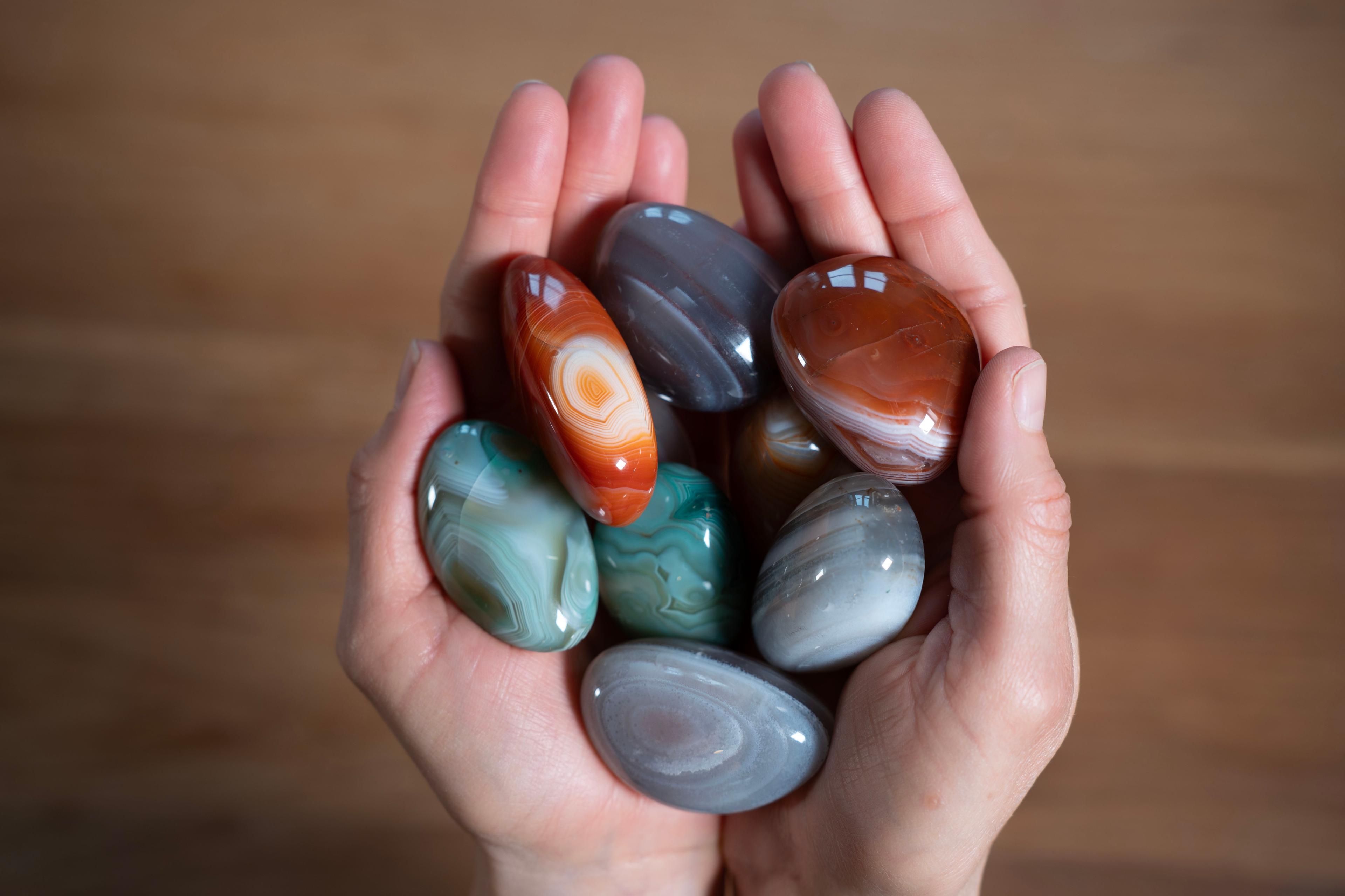 Rainbow Eco Play Giant Gem Stones 1kg - Assorted Colours