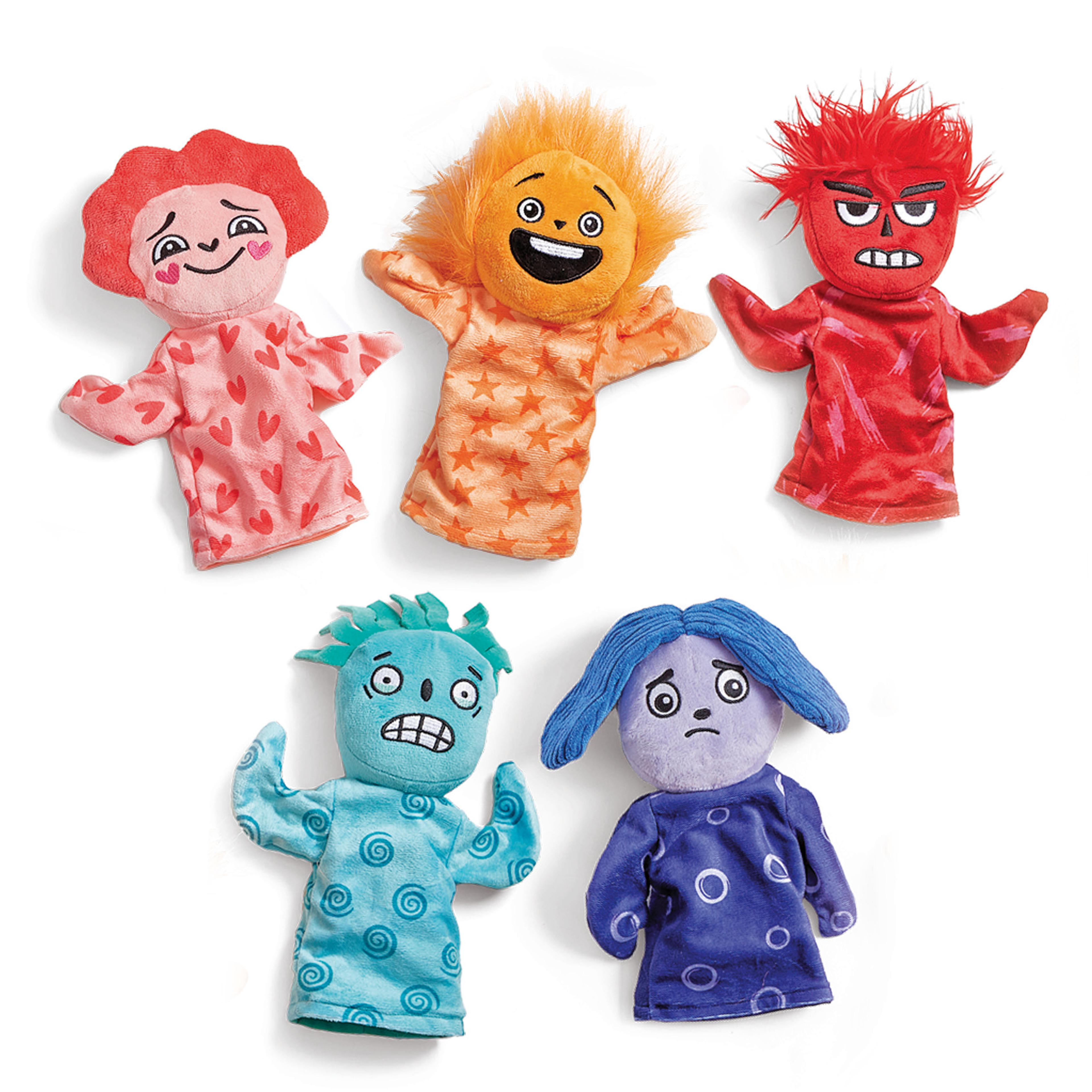 Learning Resources Feelings Family Hand Puppets Set 2 - Pack of 5