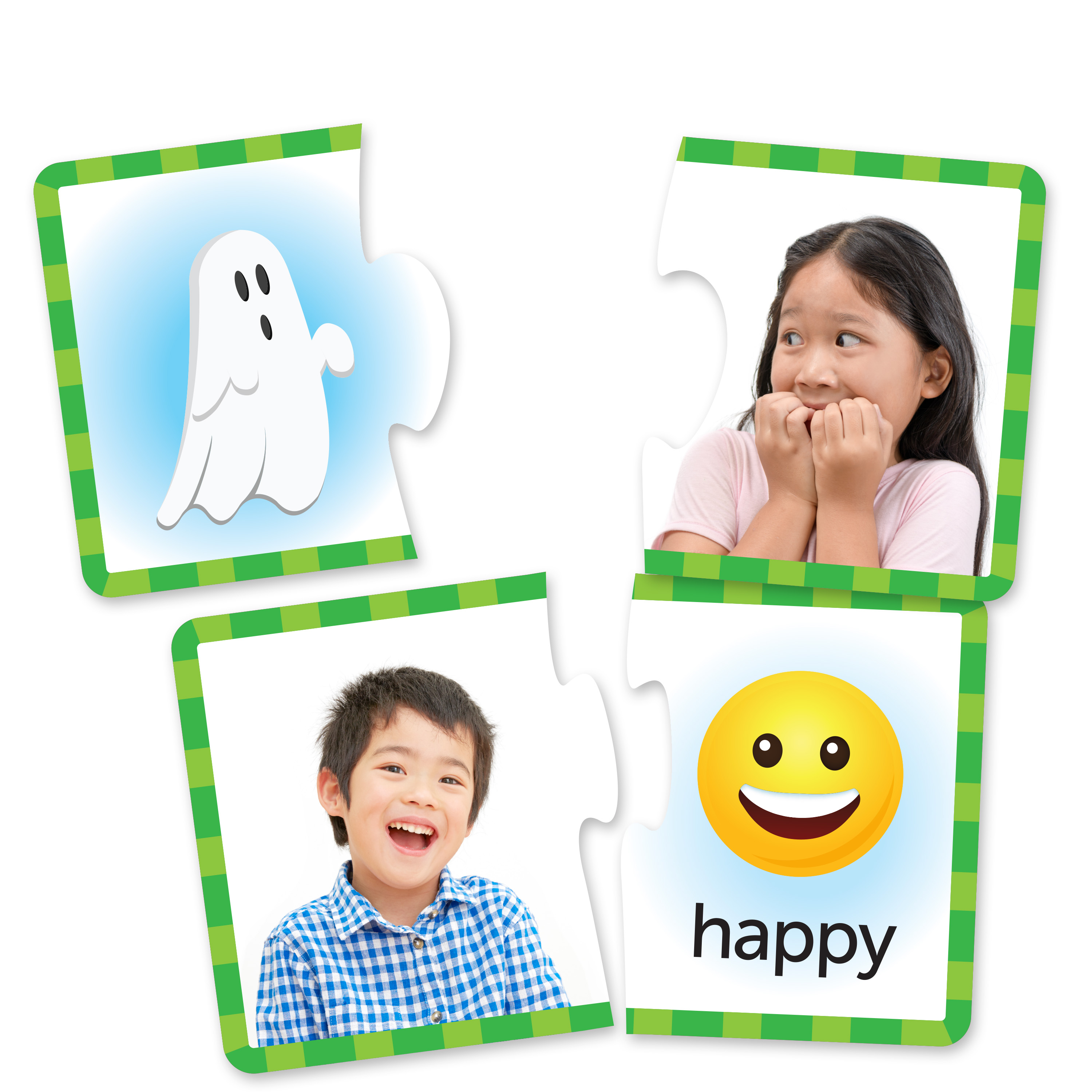 Feelings Emotion Puzzle Cards