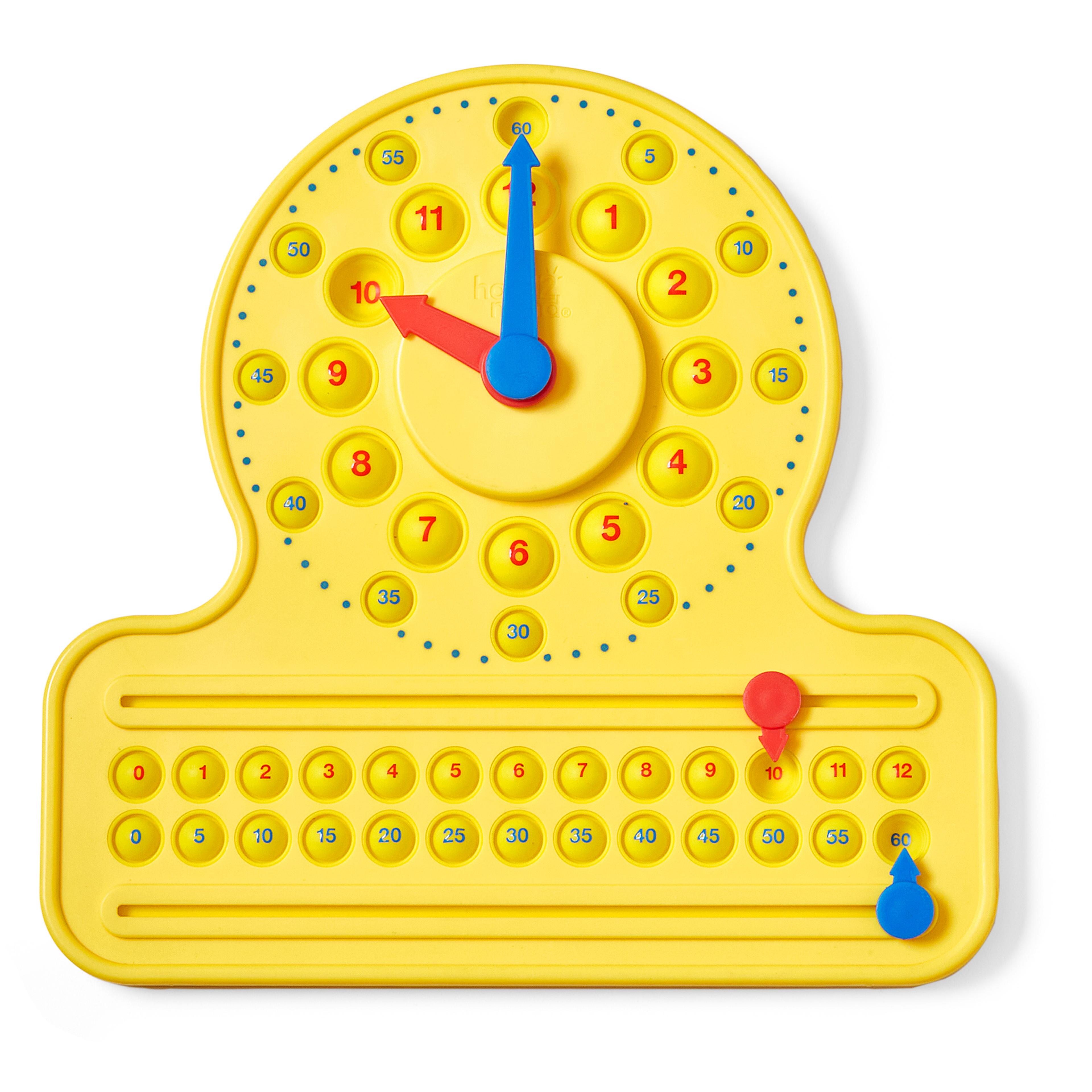 Learning Resources Numberline Clock Sensory Bubble Popper