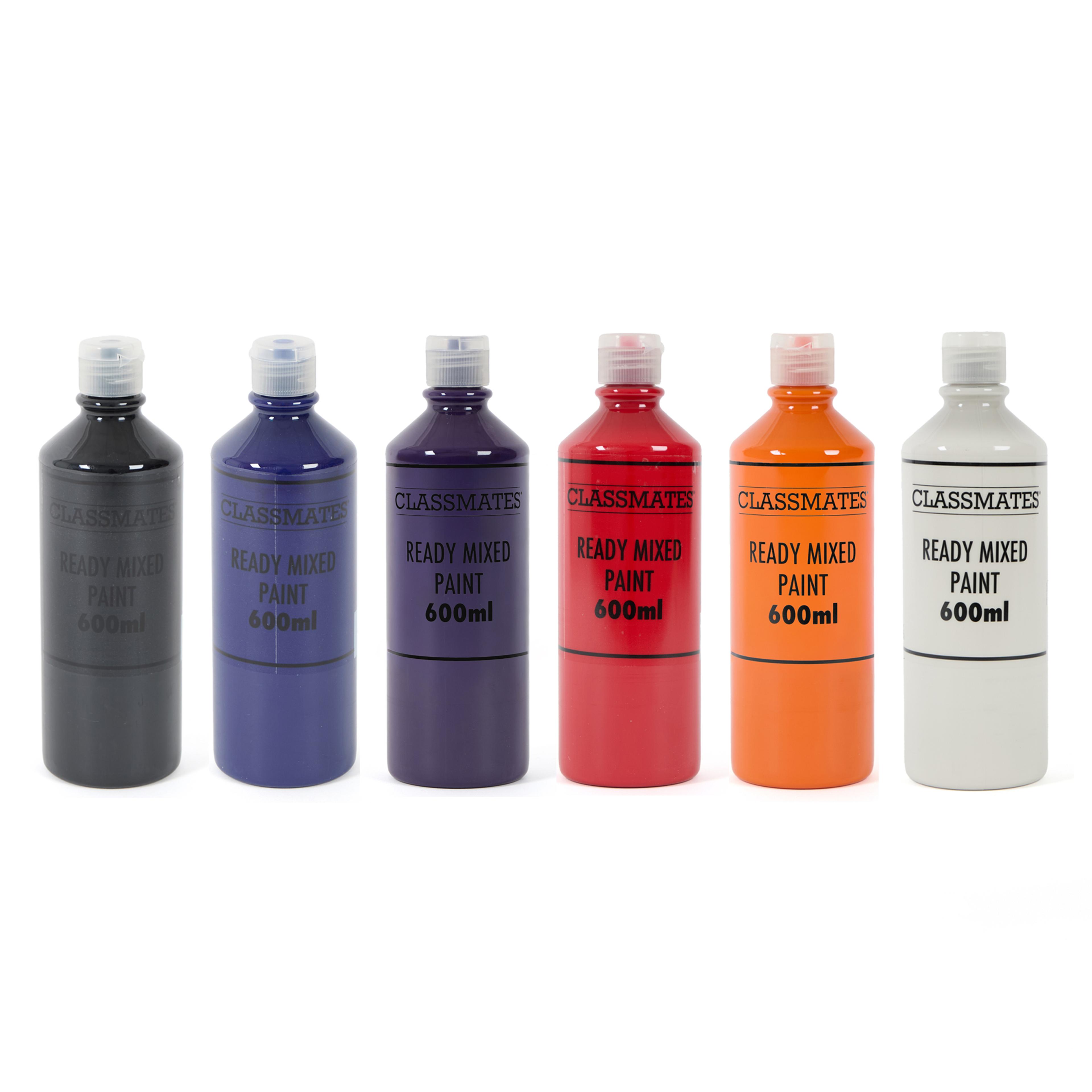 Classmates Ready Mixed Paint - 1L - Pack of 6 - Halloween