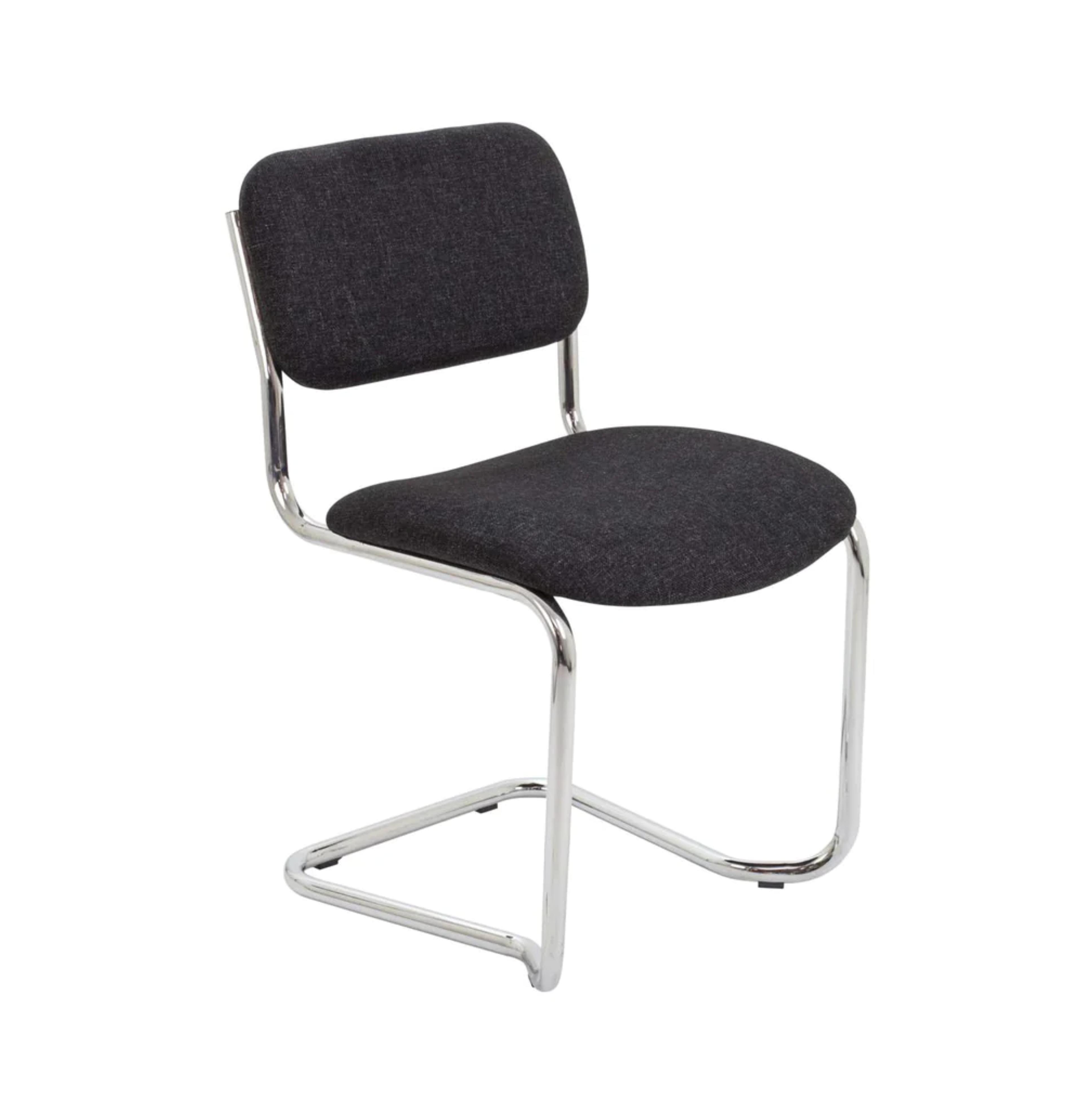 Summit Meeting Chair with Cantilever Frame - Charcoal