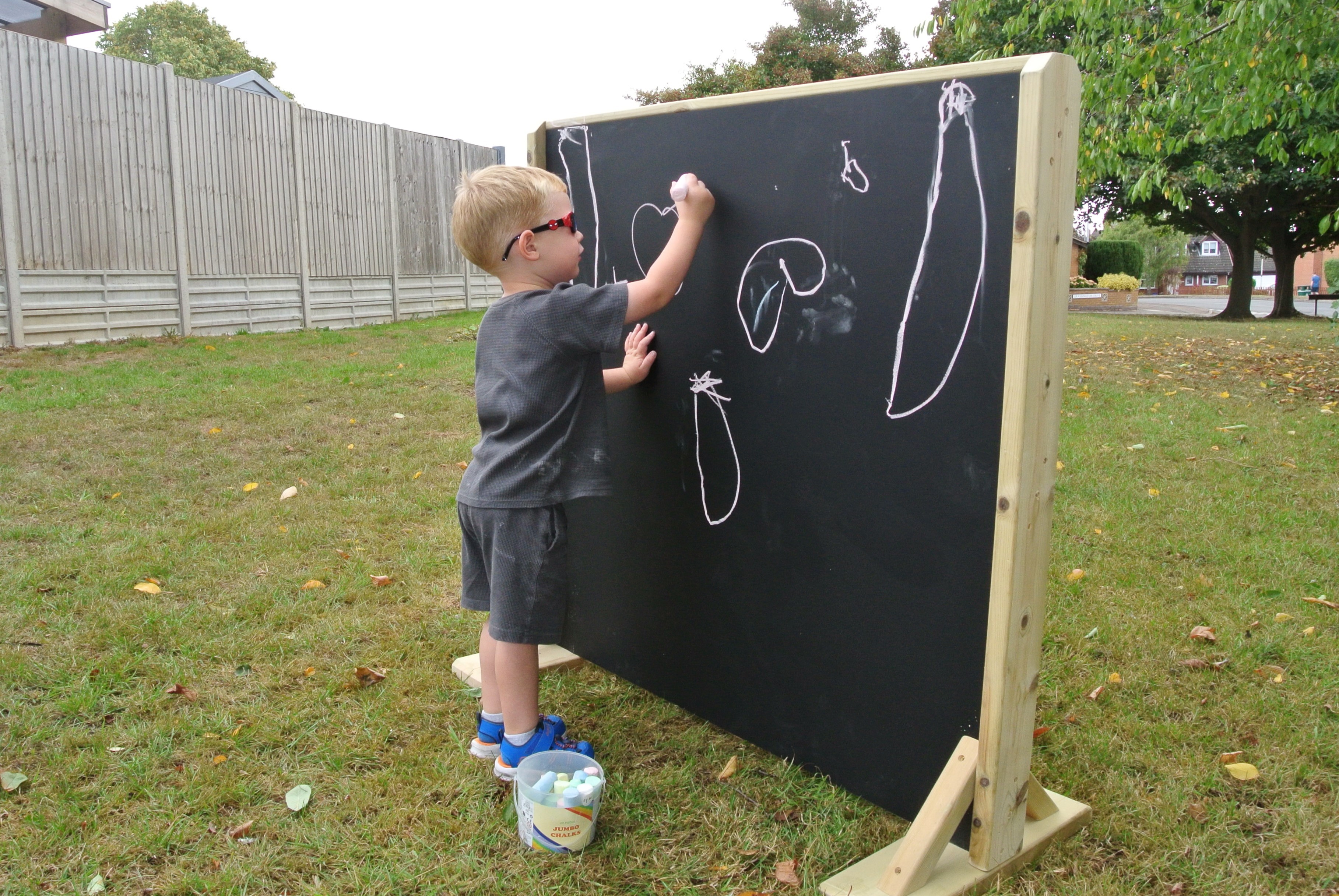 Sensory Panel with Blackboard