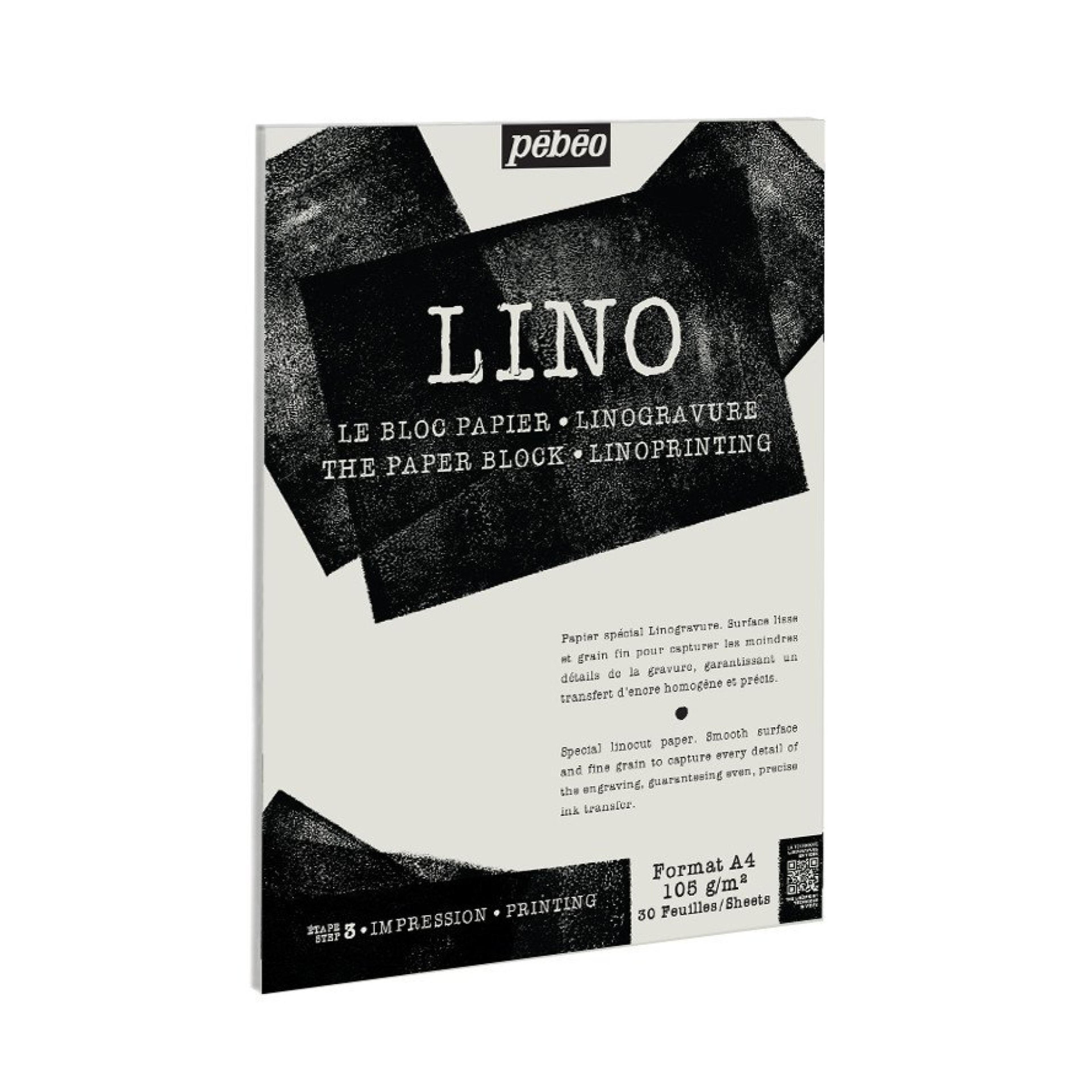 Pebeo Lino Paper Pad - A4