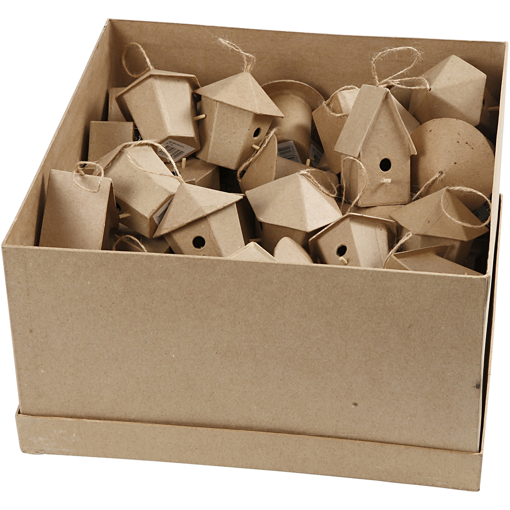 Mini Bird Houses - Pack of 60