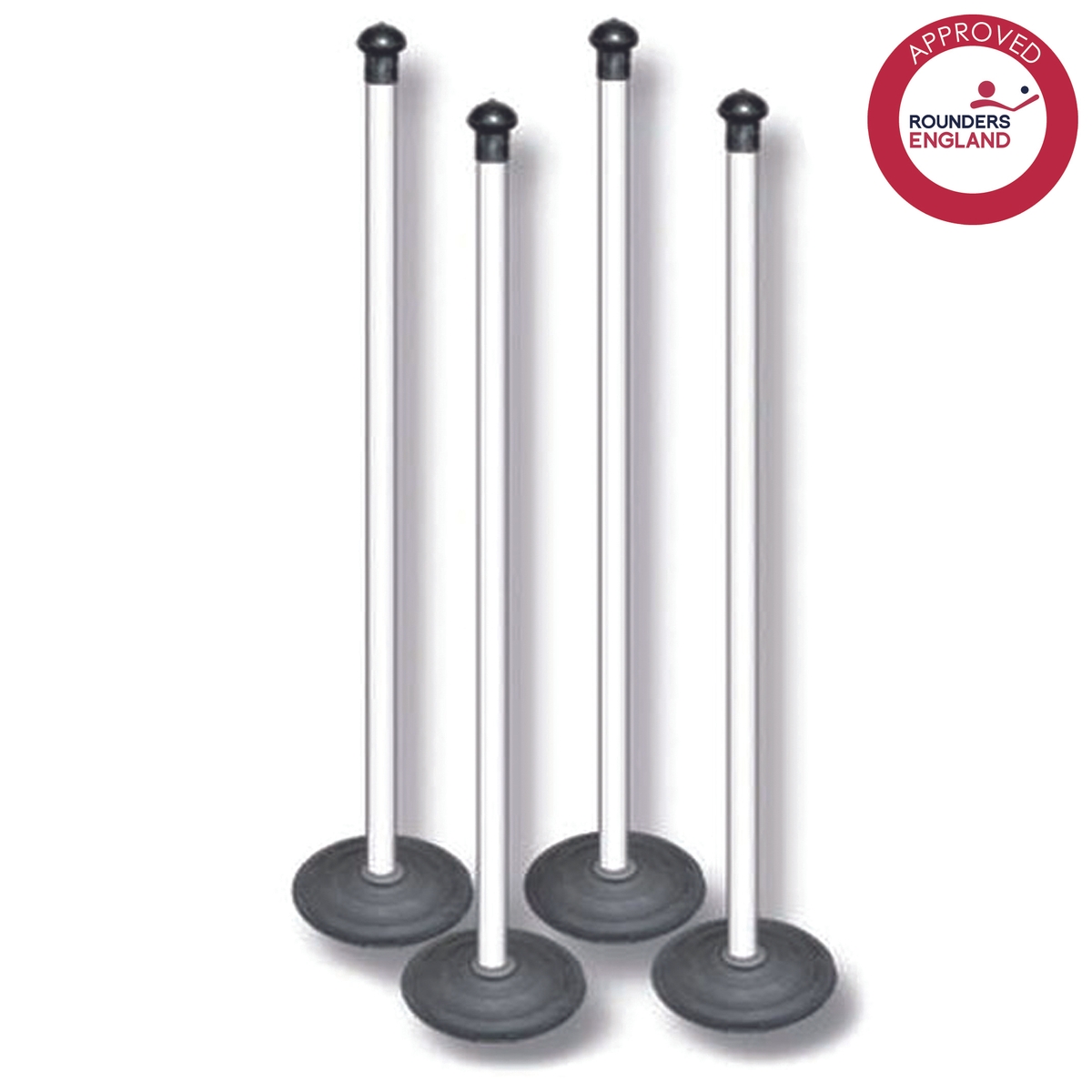 Sure Shot Rounders Set of 4 Posts Wooden Centre | EP00061226 | Spa4Schools