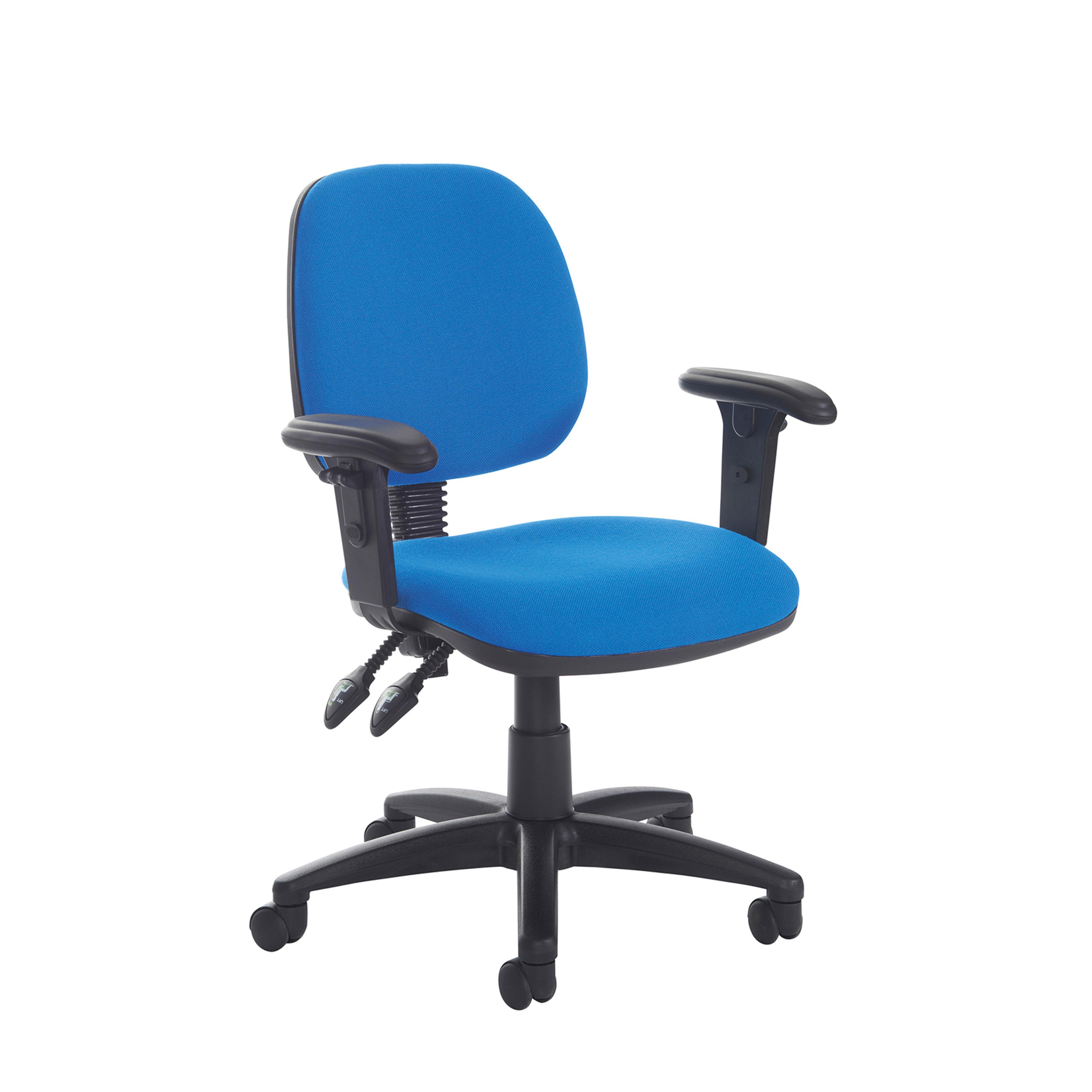 Jota Medium Fabric Back Operator Chair with Adjustable Arms and Seat slide - Band A