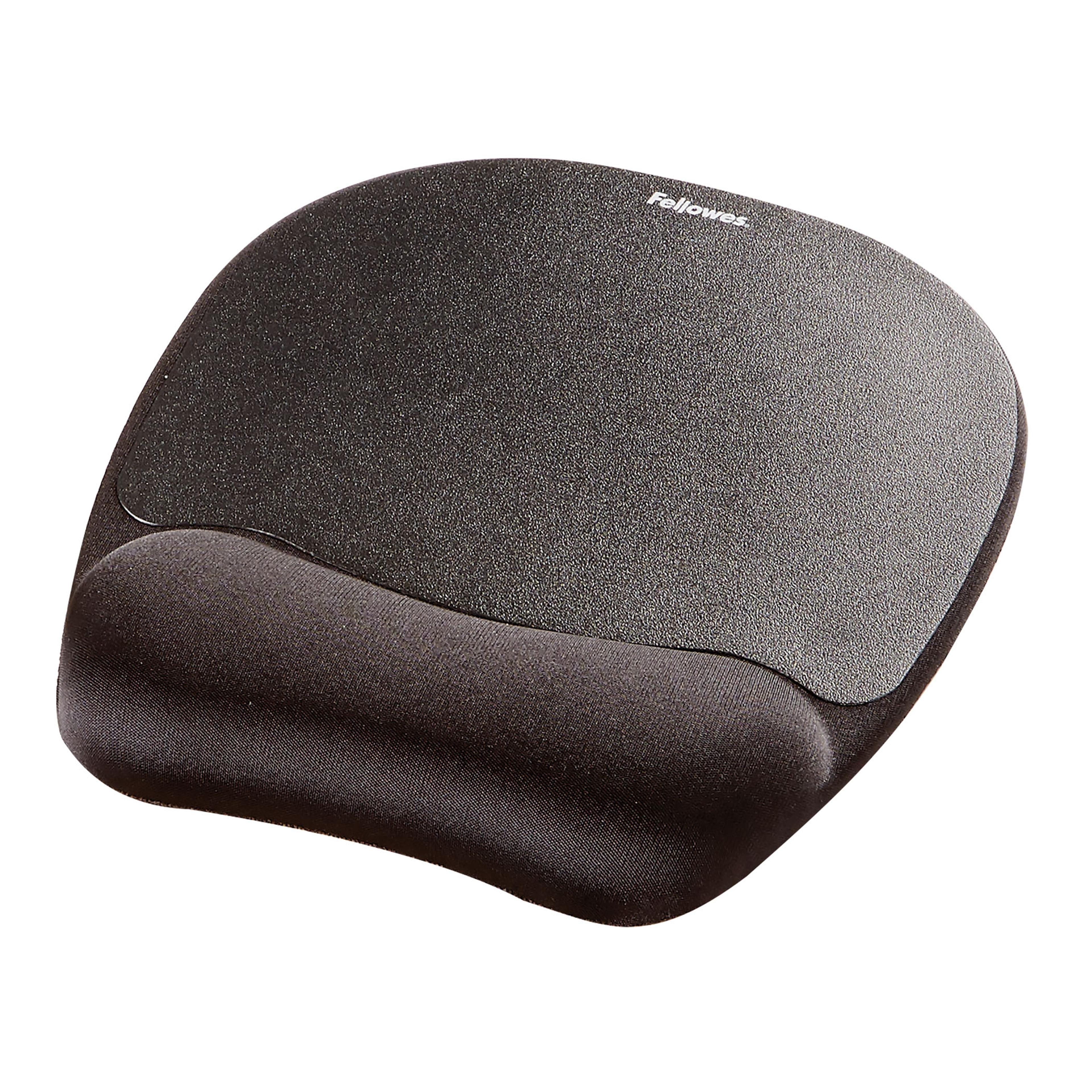 Fellowes Memory Foam Mouse Pad /Wrist Wrest - Black