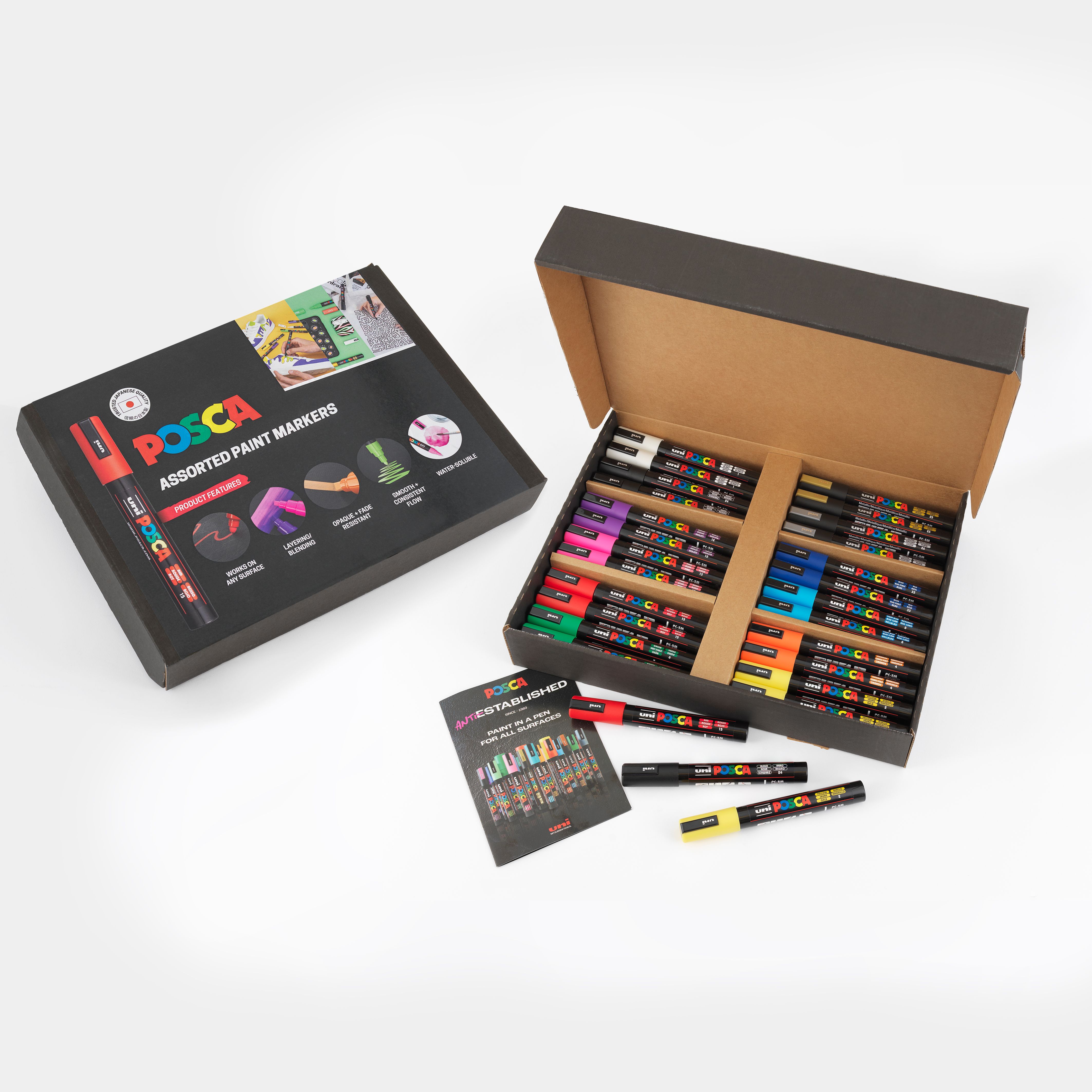POSCA Paint Markers PC-5M Ass Pk48