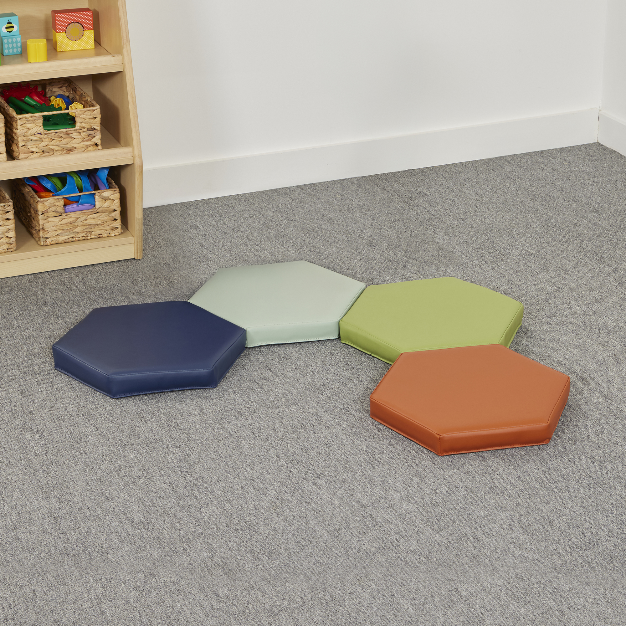 Hexagonal Modular  Soft Seating Set - Sm