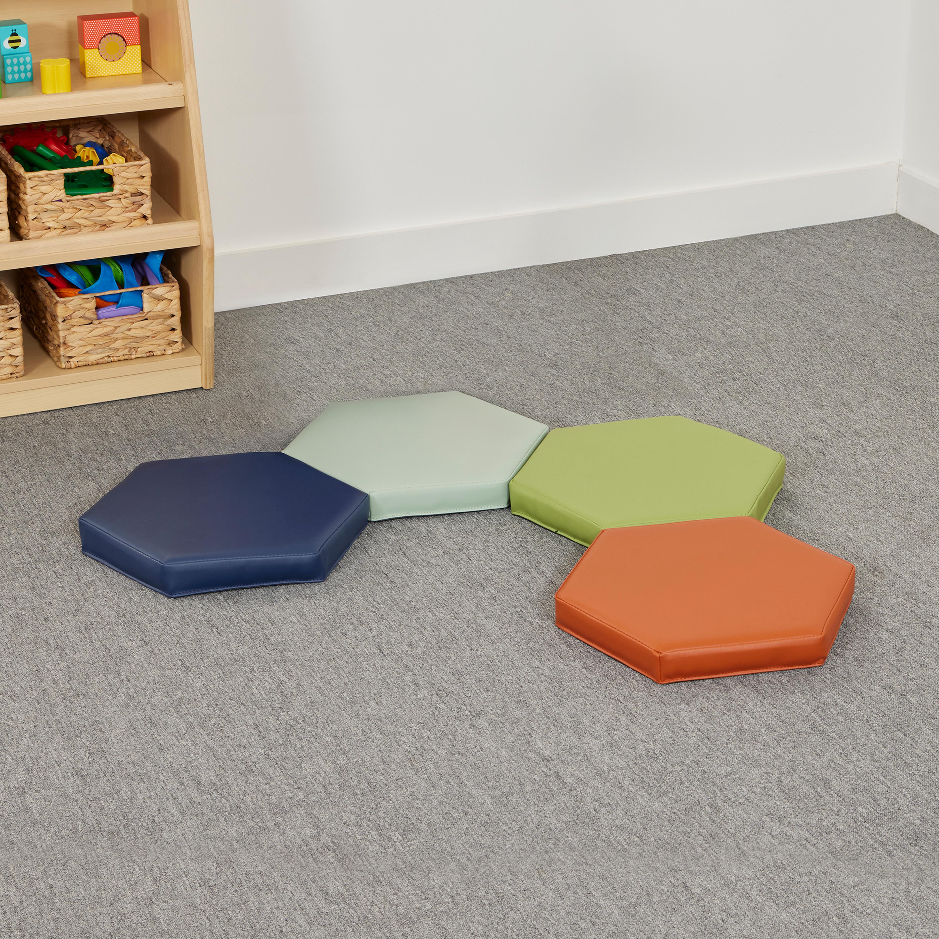 Wisdom Hexagonal Modular  Soft Seating Set - Small