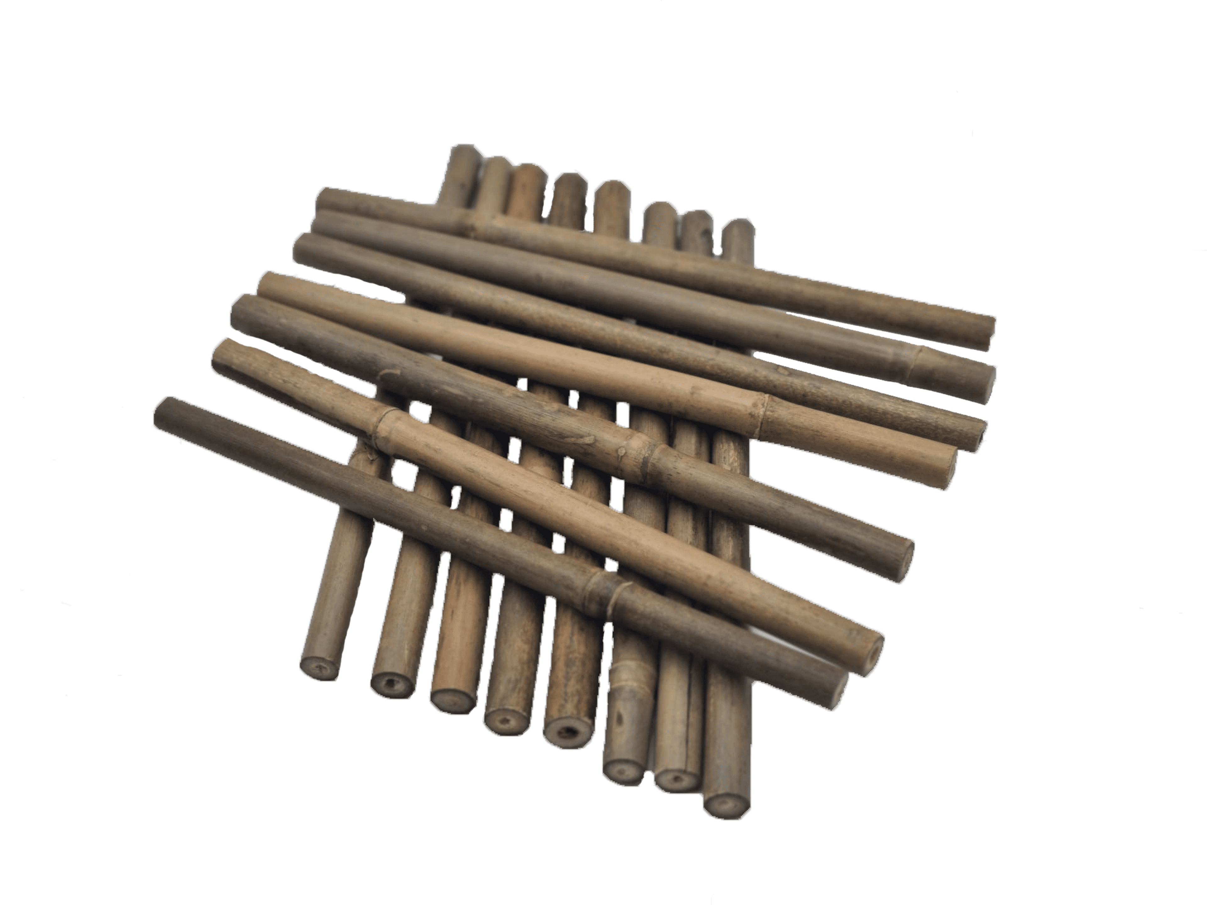 Rainbow Eco Play Natural Bamboo Sticks - Pack of 15