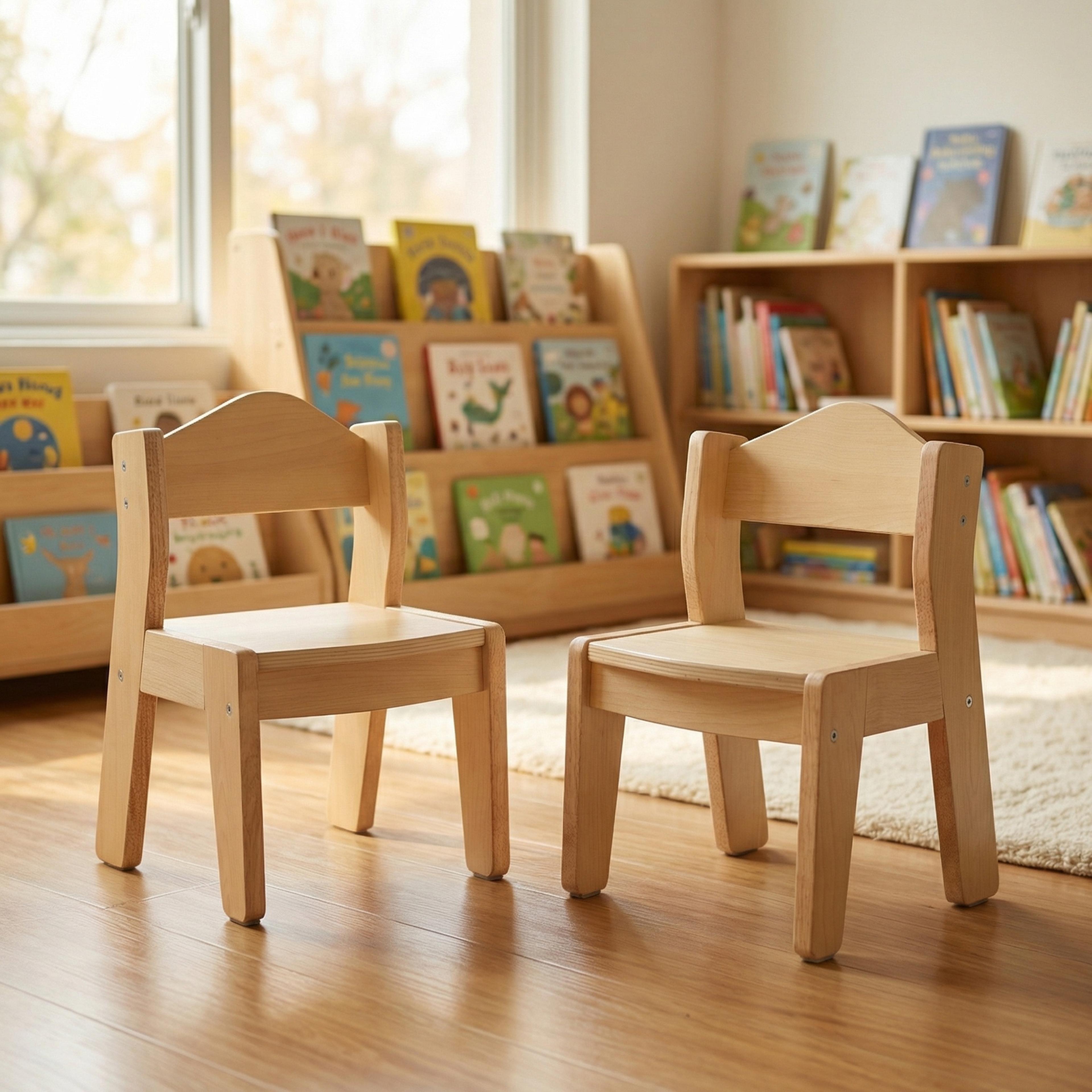 Little Venice Wooden Chair - Height 210mm - Pack of 2