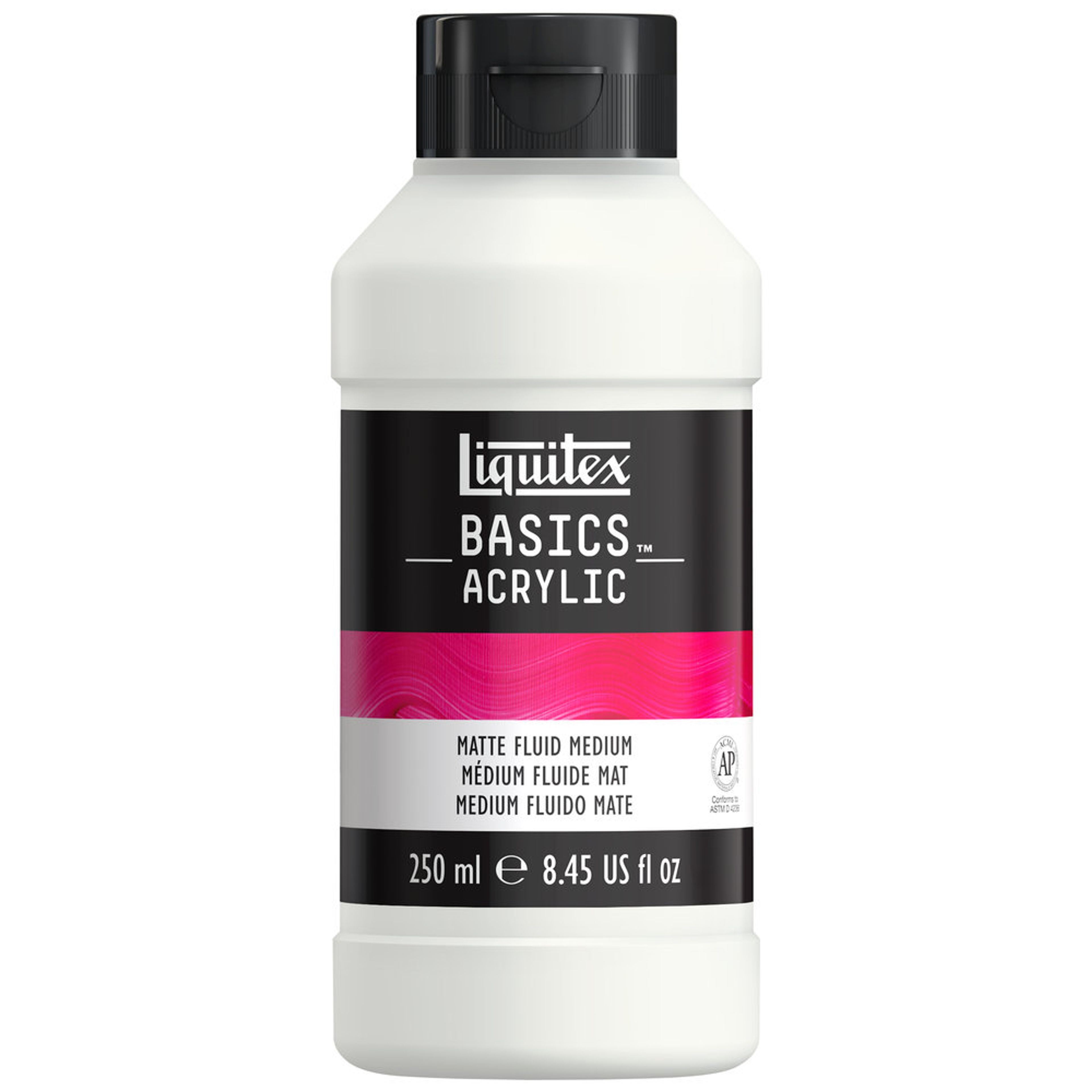 Liquitex Basics Acrylic Mediums - Matte Fluid - 250ml 
