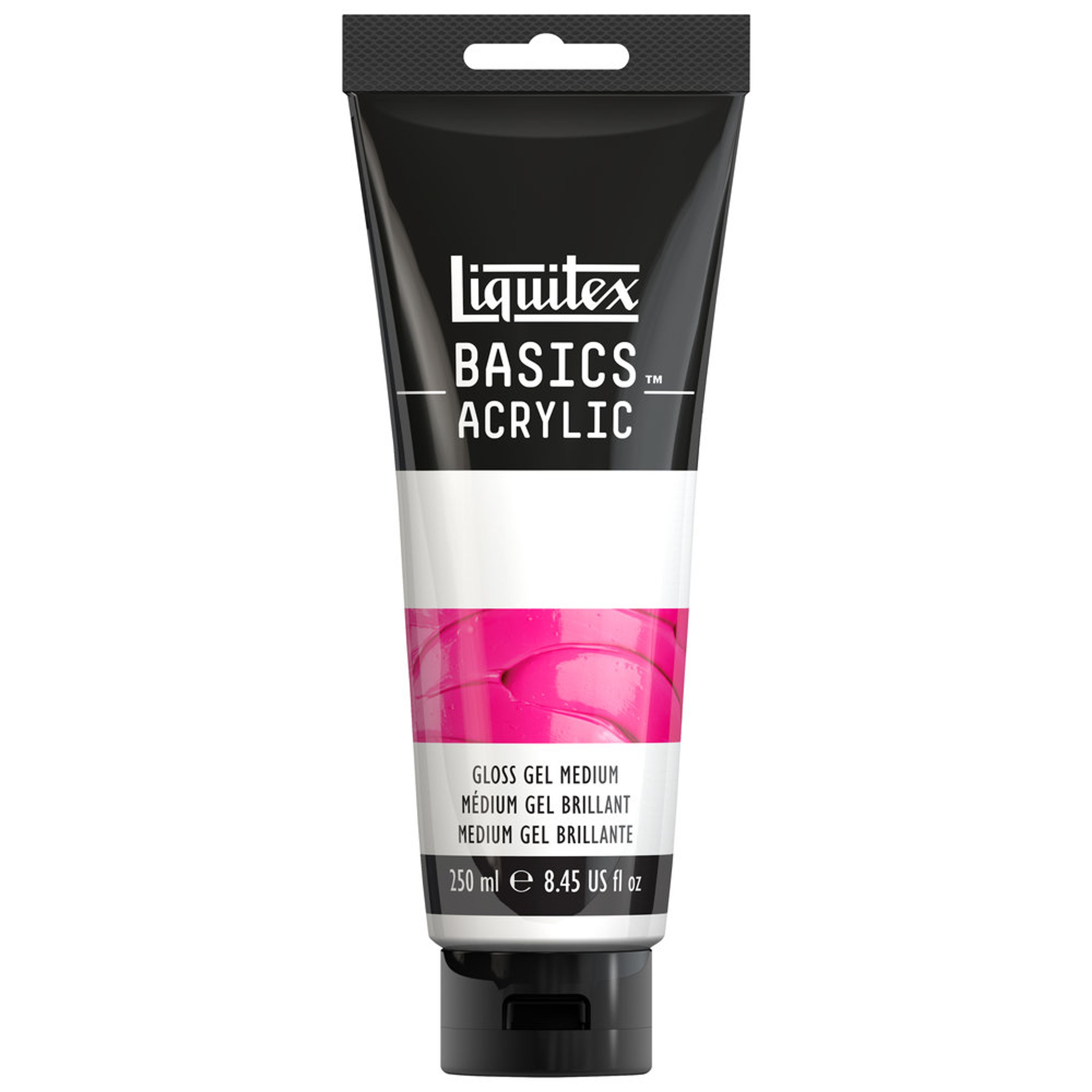 Liquitex Basics Acrylic Mediums - Gloss Gel - 250ml