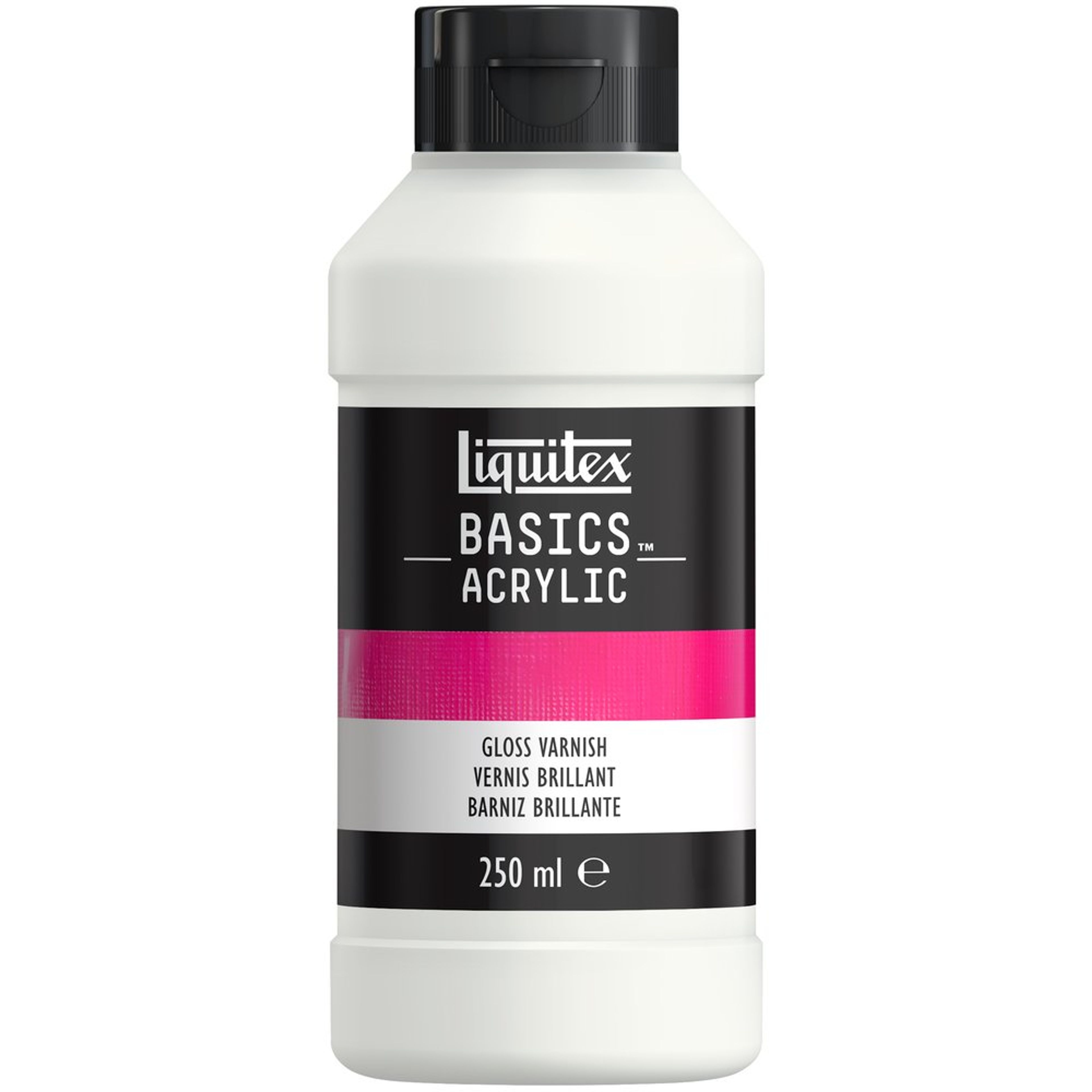 Liquitex Basics Acrylic Mediums - Gloss Varnish - 250ml