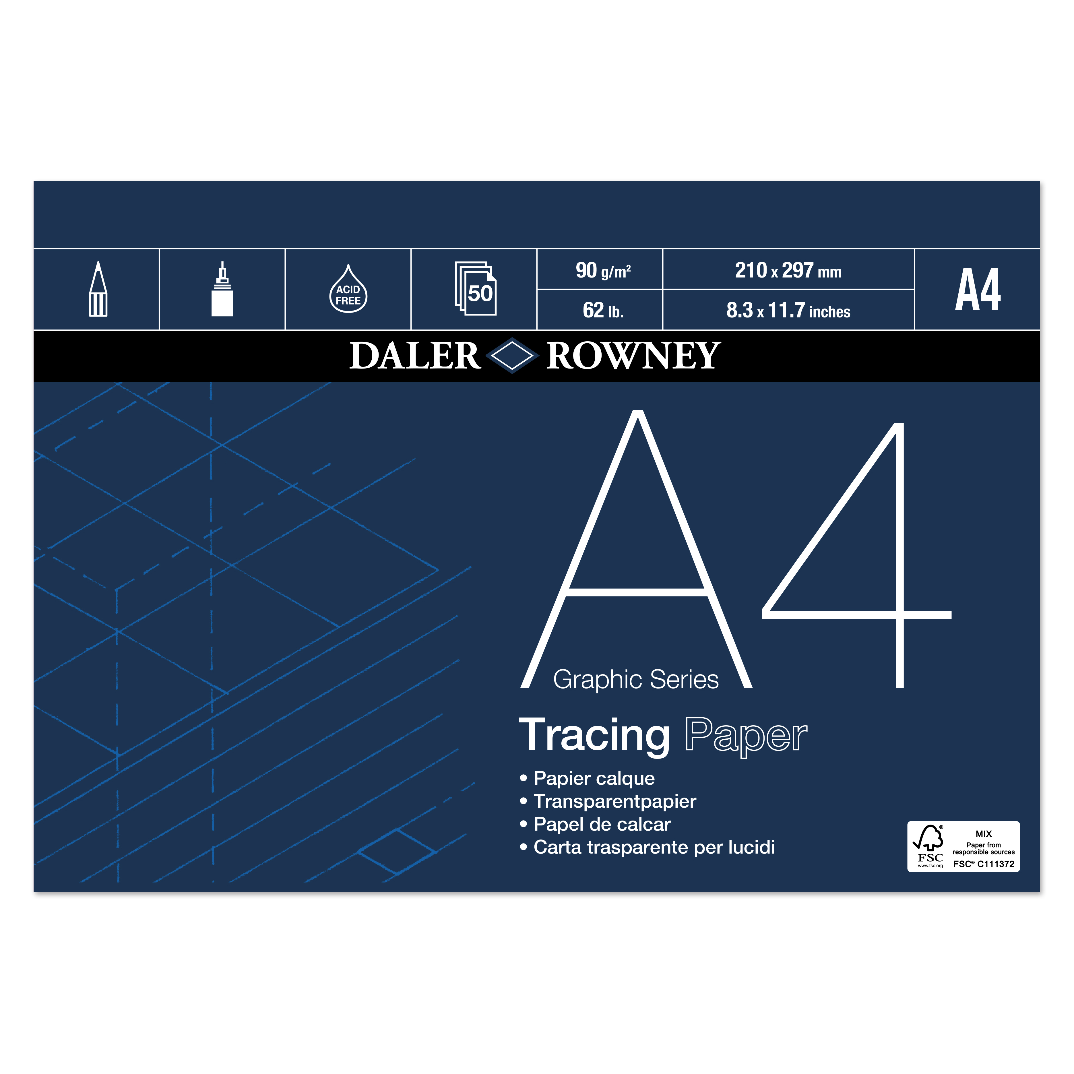 Daler-R GS Tracing pad A4 90gsm