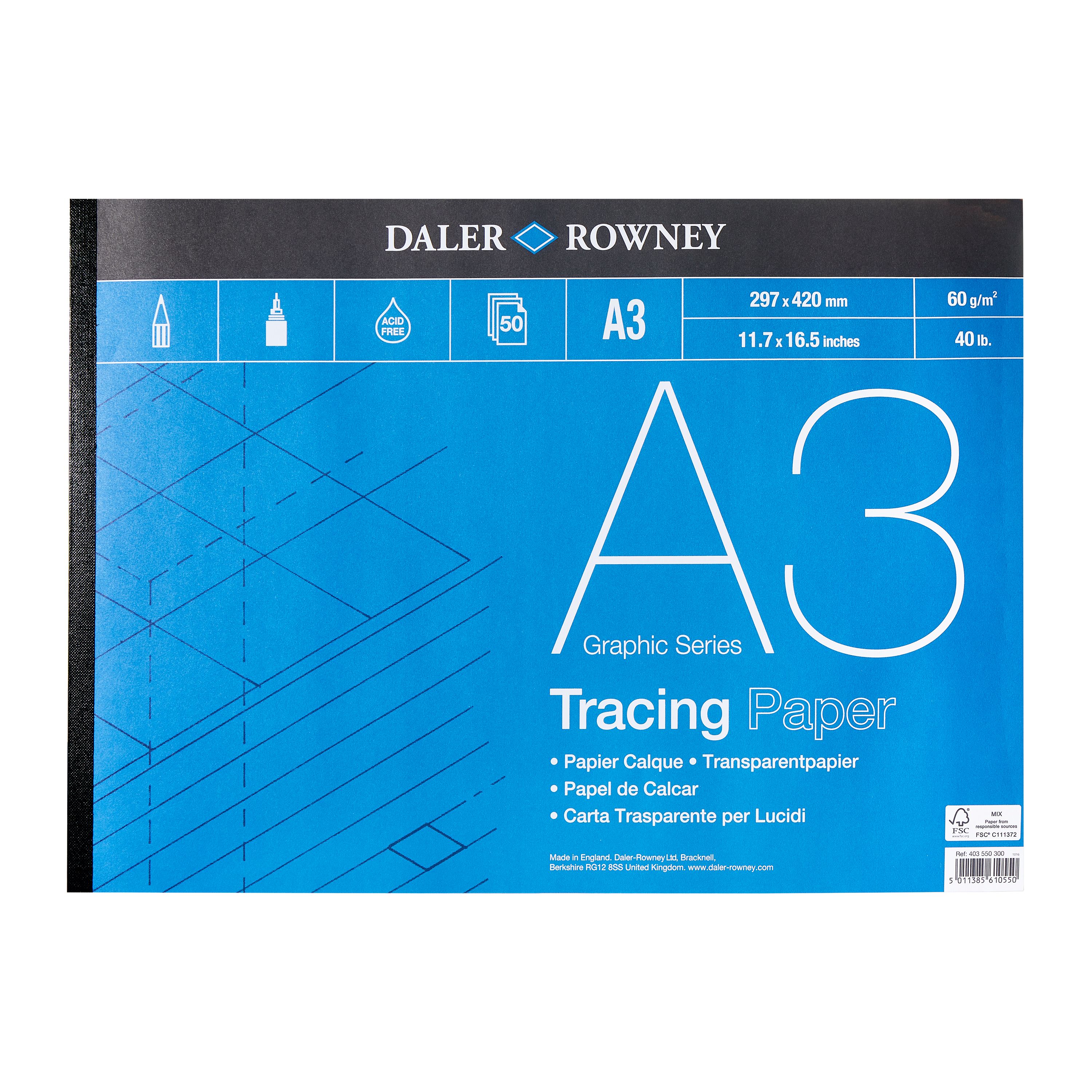 Daler-R GS Tracing Pad A3 60gsm