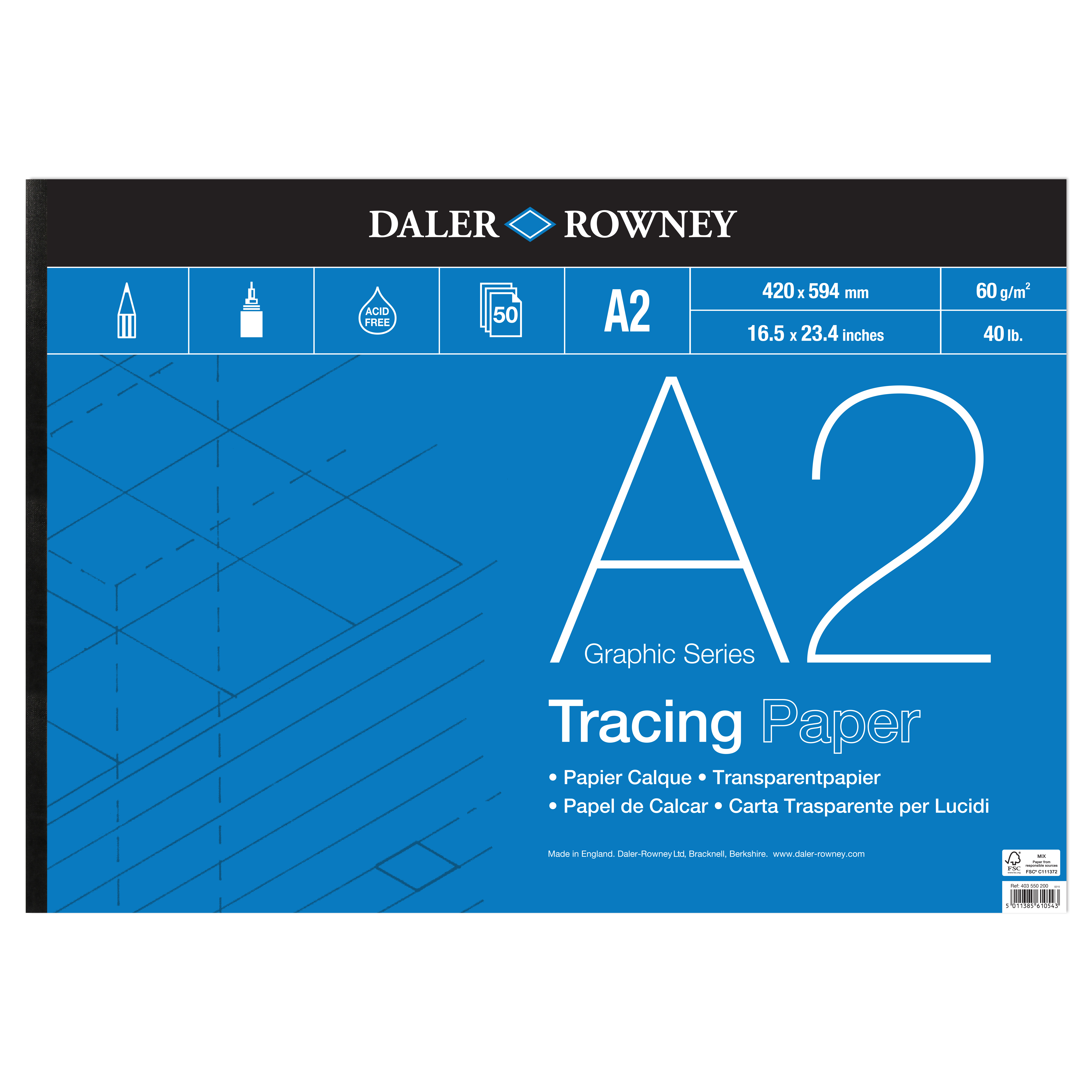 Daler-R GS Tracing pad A2 60gsm