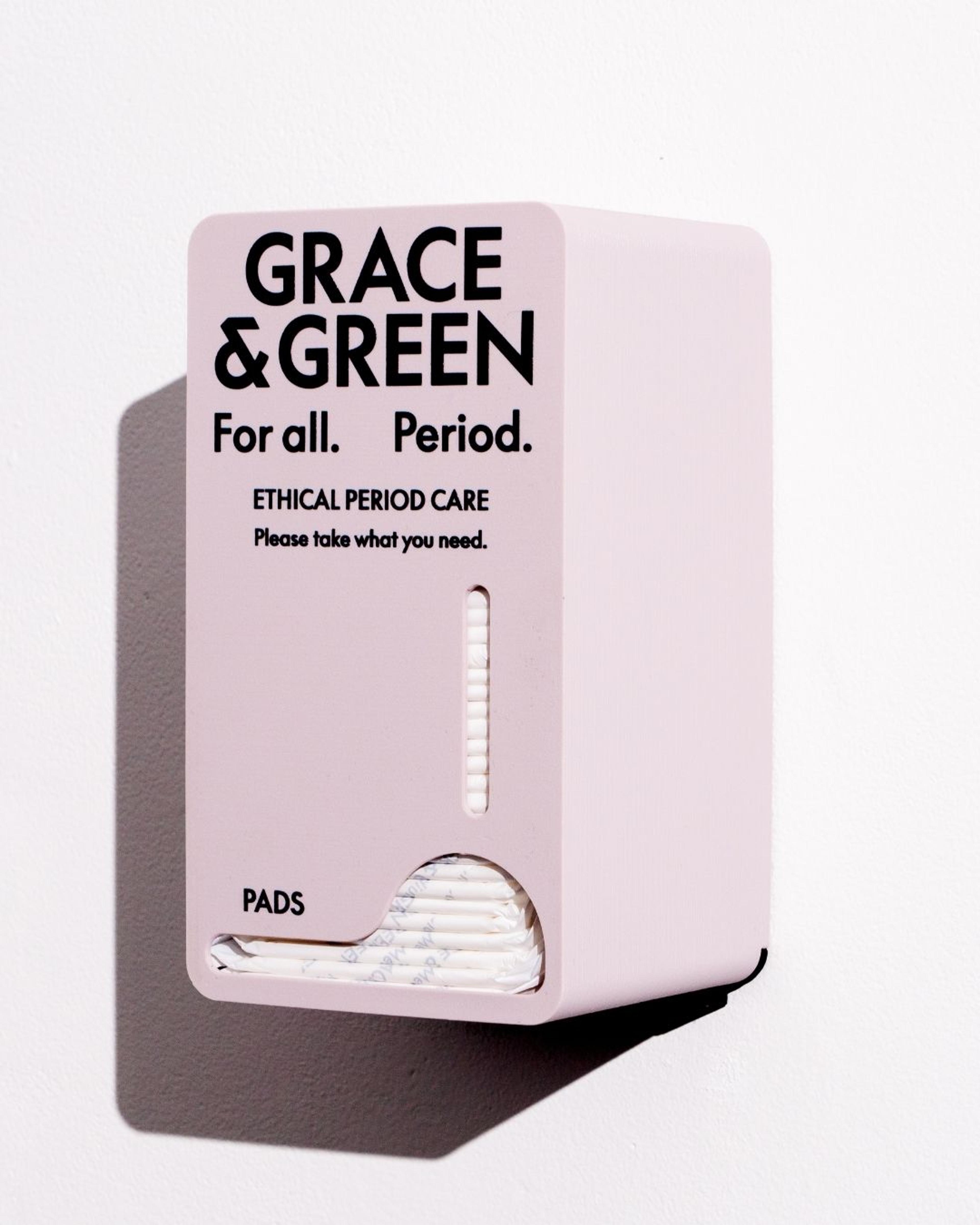 Grace & Green Compact Single Pad Dispenser - Acrylic