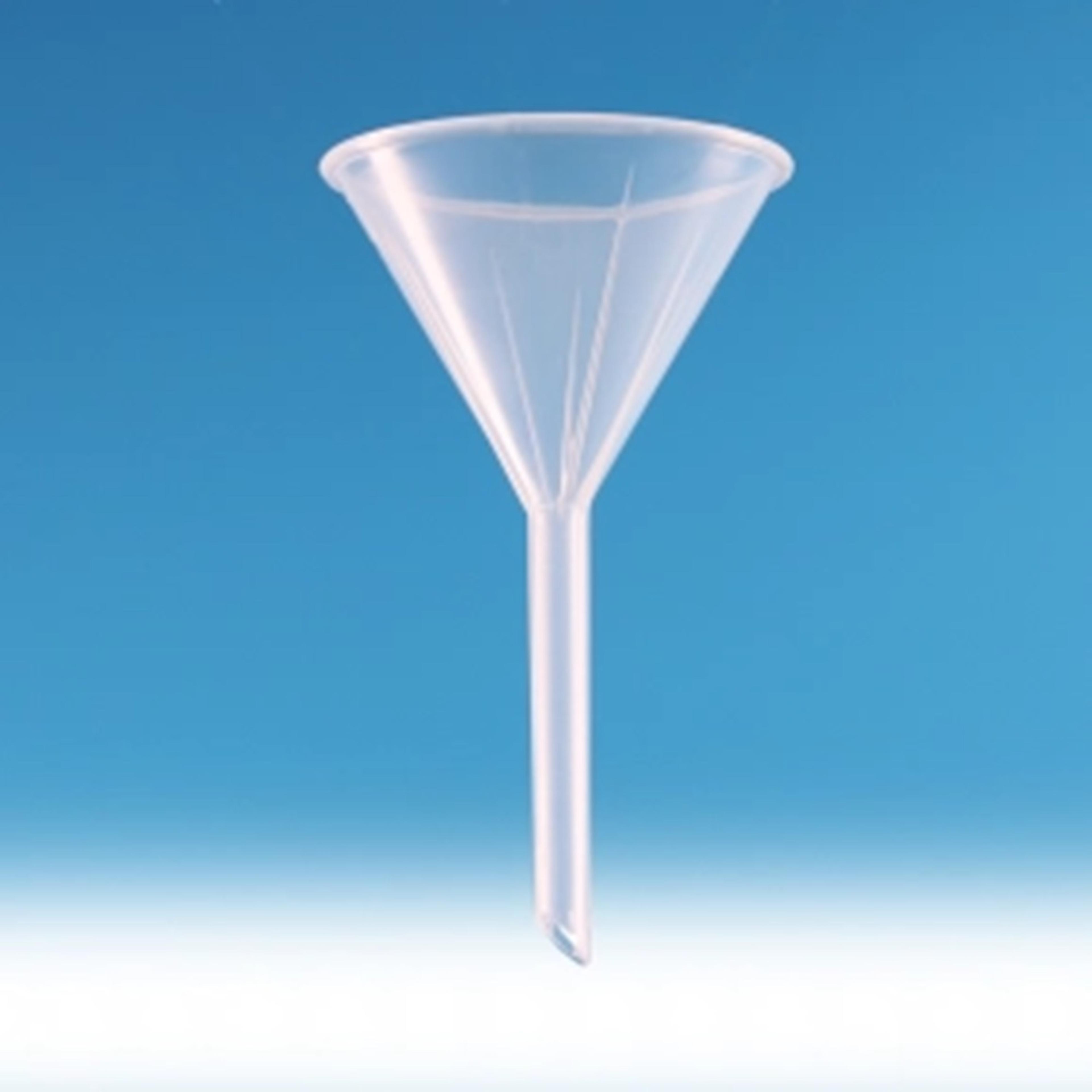 Kartell Plain Plastic Funnel - 120mm - Pack of 10