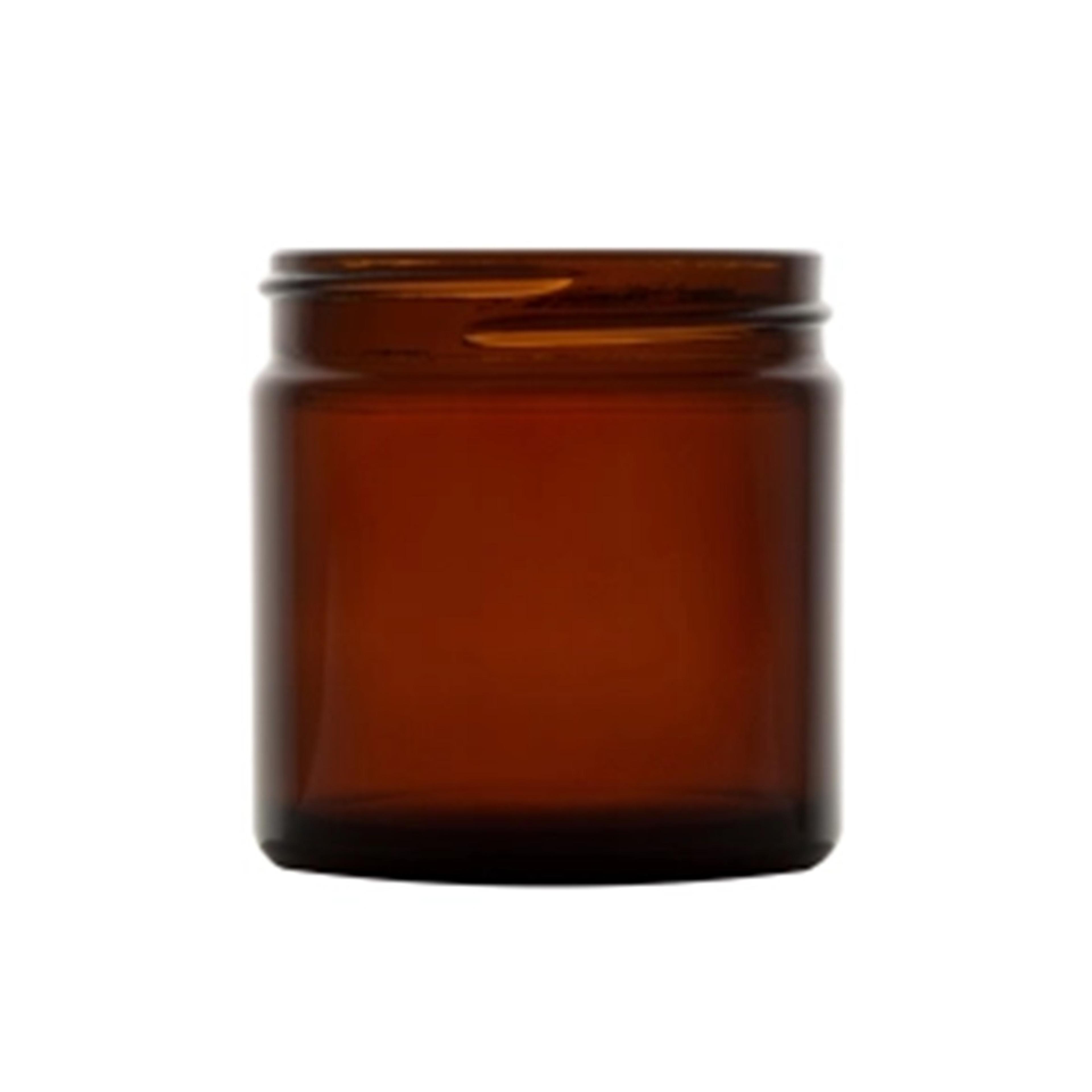 Soda Glass Jar with Lid - Amber - 120ml - Pack  of 10
