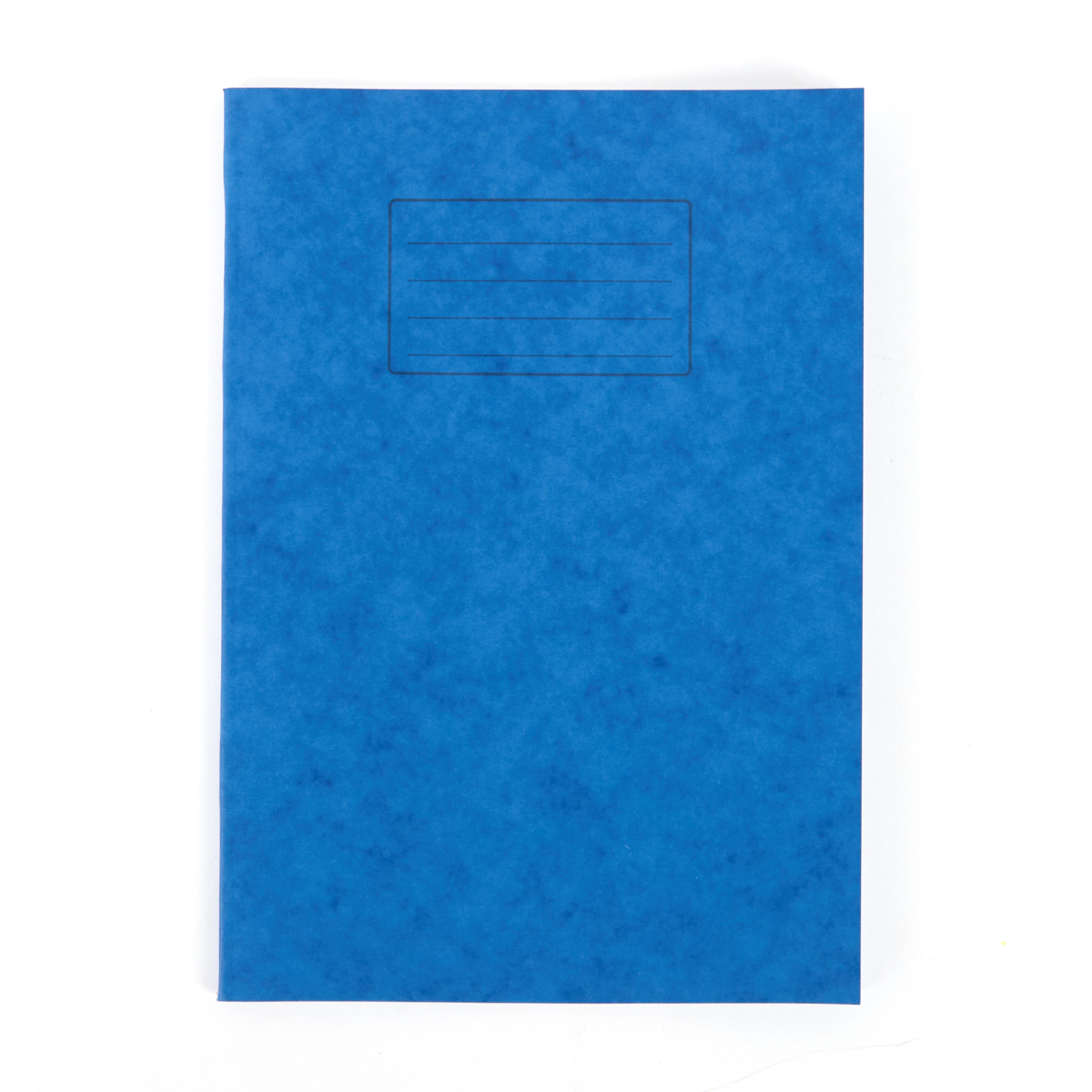 Classmates A4+ Top Plain Bottom 12mm Ruled - 48 Pages - Blue Cover - Pack of 50