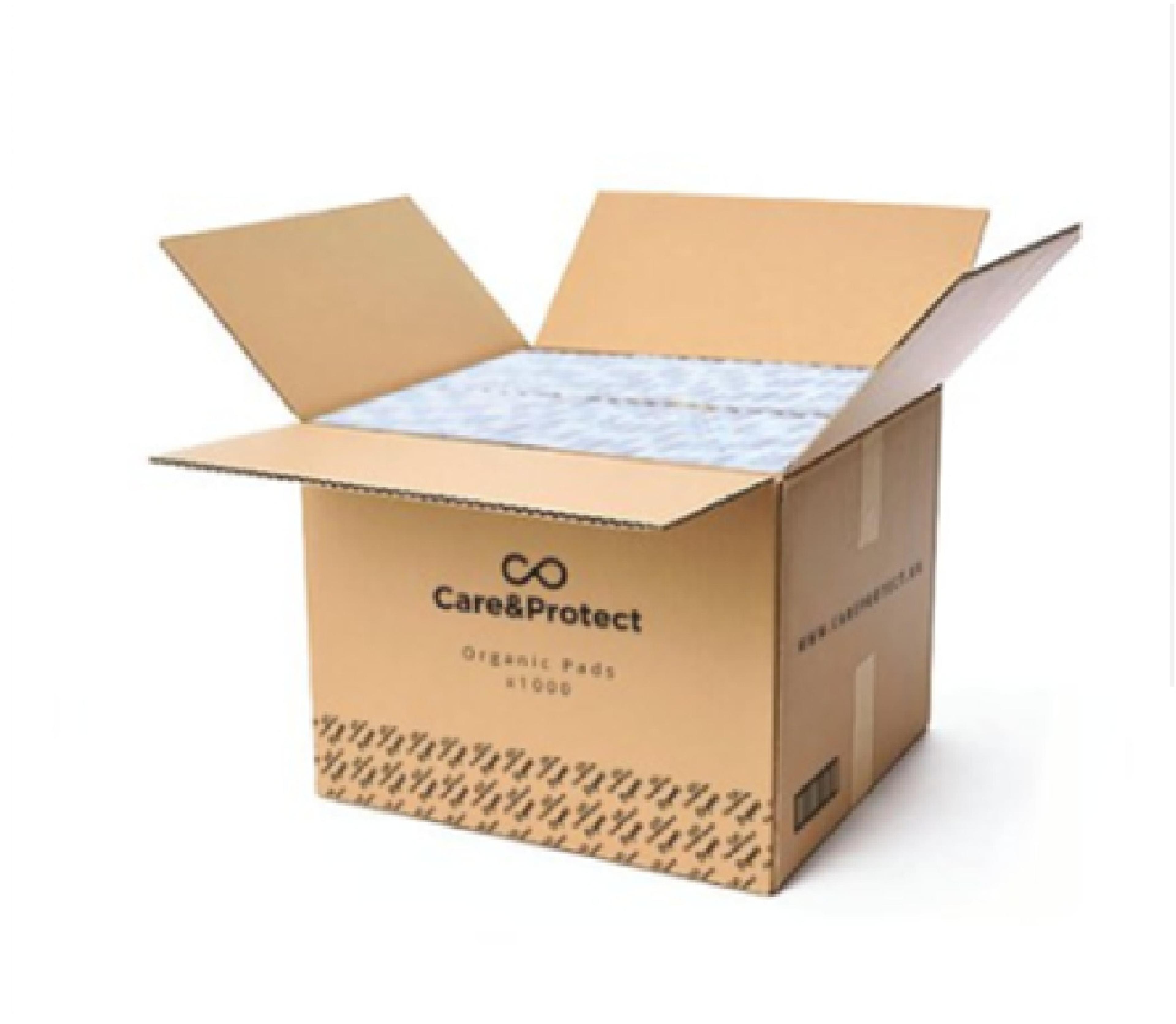 Care & Protect Organic Day Pads - Bulk Box of 1000