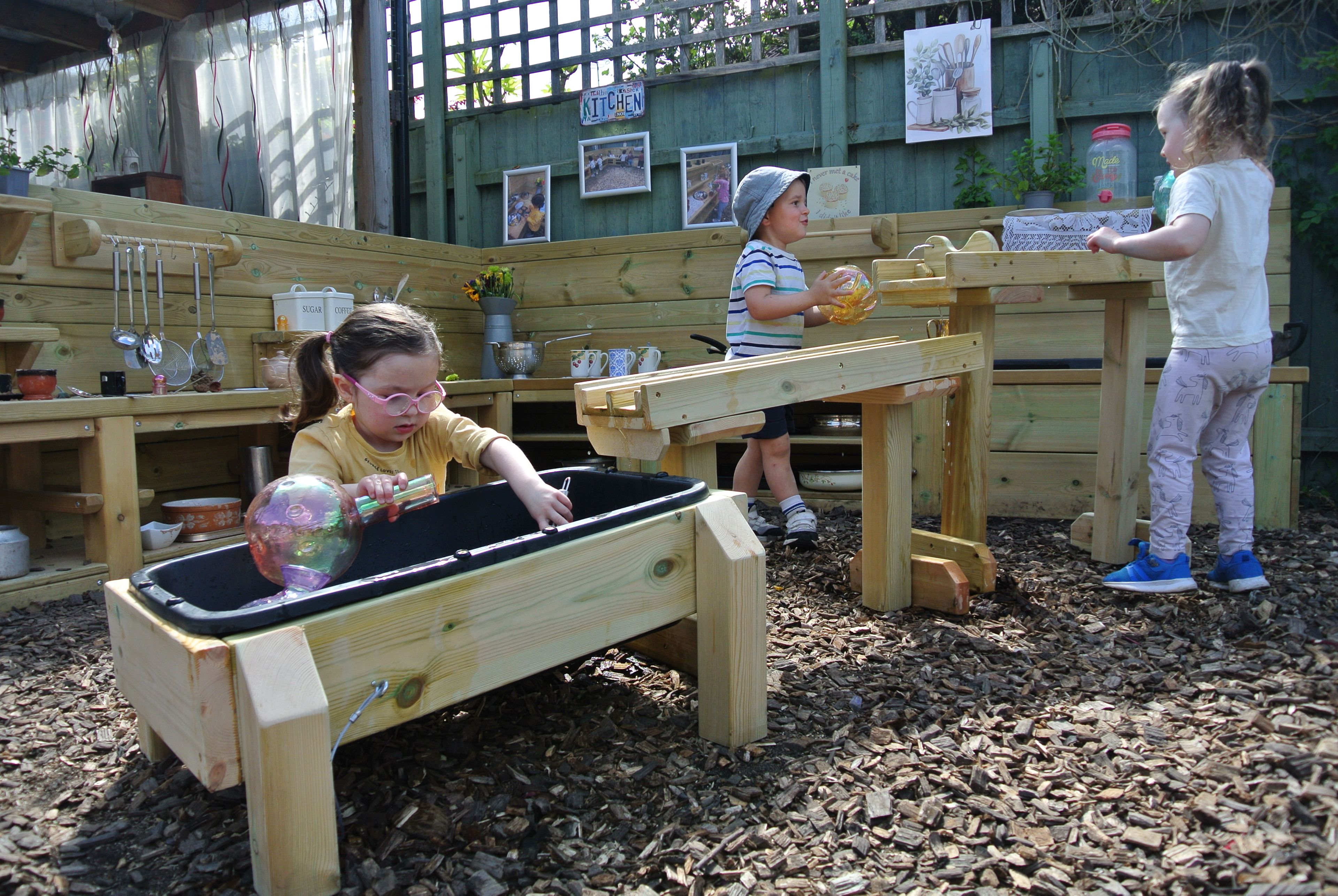 Outdoor Wooden Water Run from Hope Education 