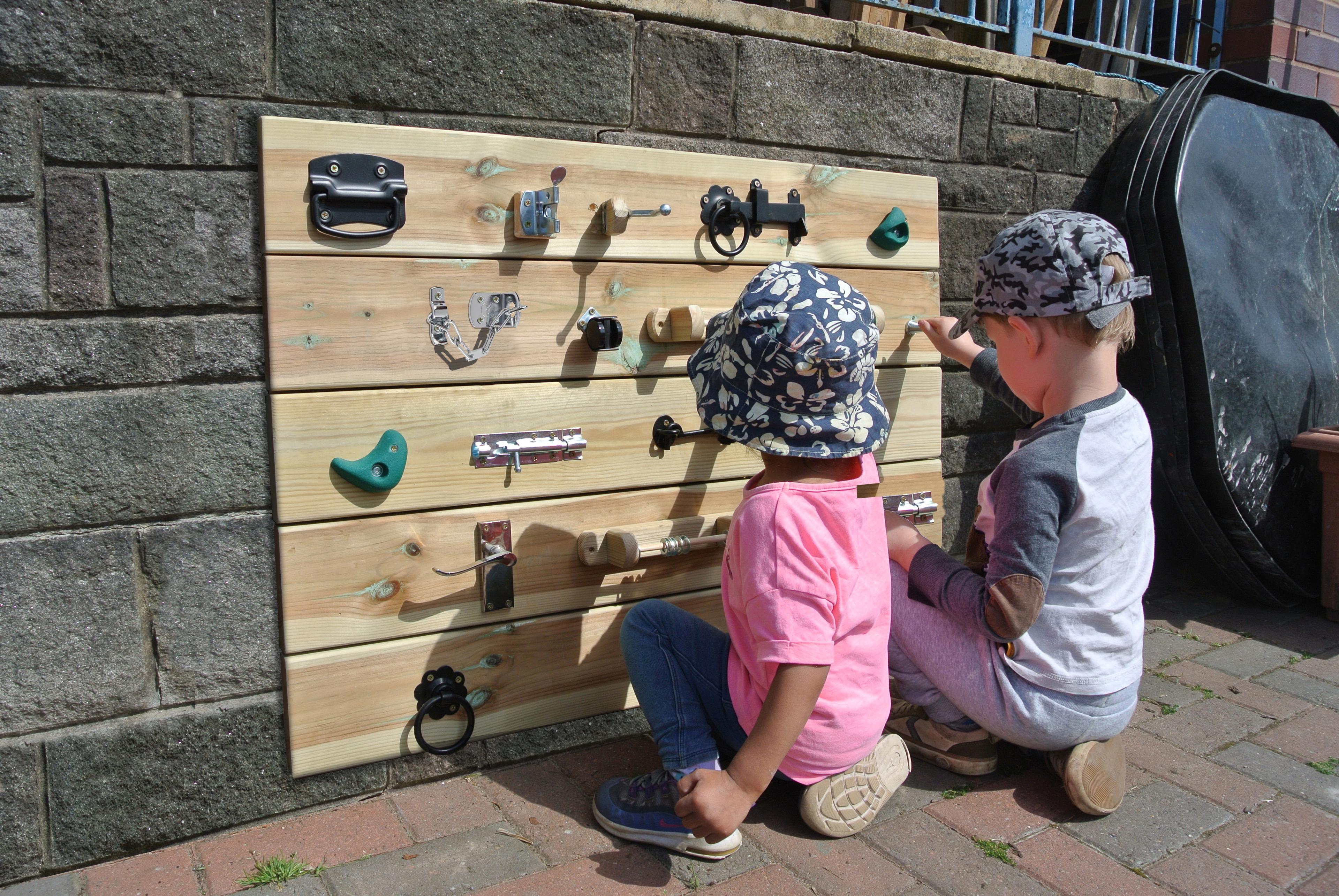 Outdoor Busy Board from Hope Education 