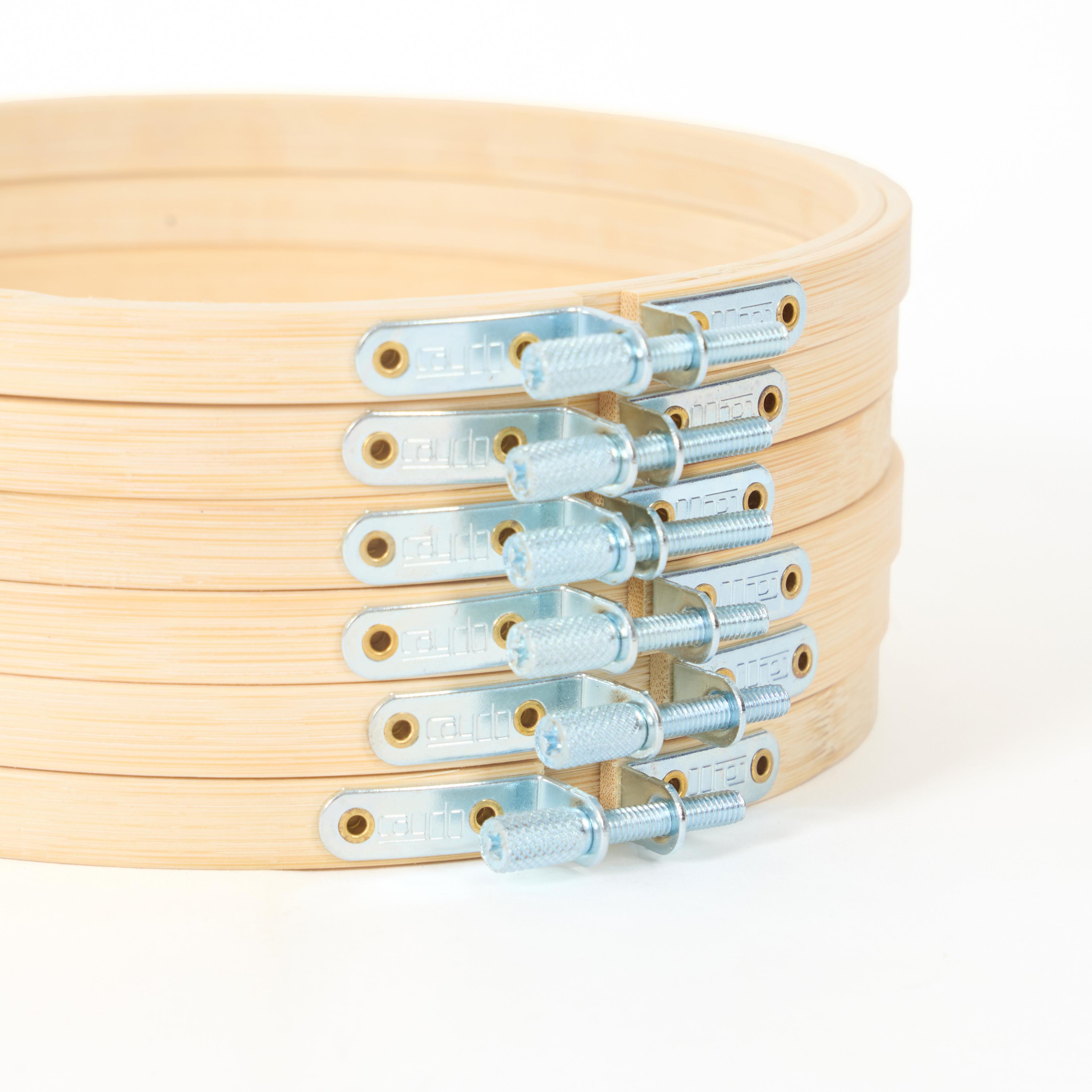 Wooden Embroidery Rings - Pack 6 - 15cm