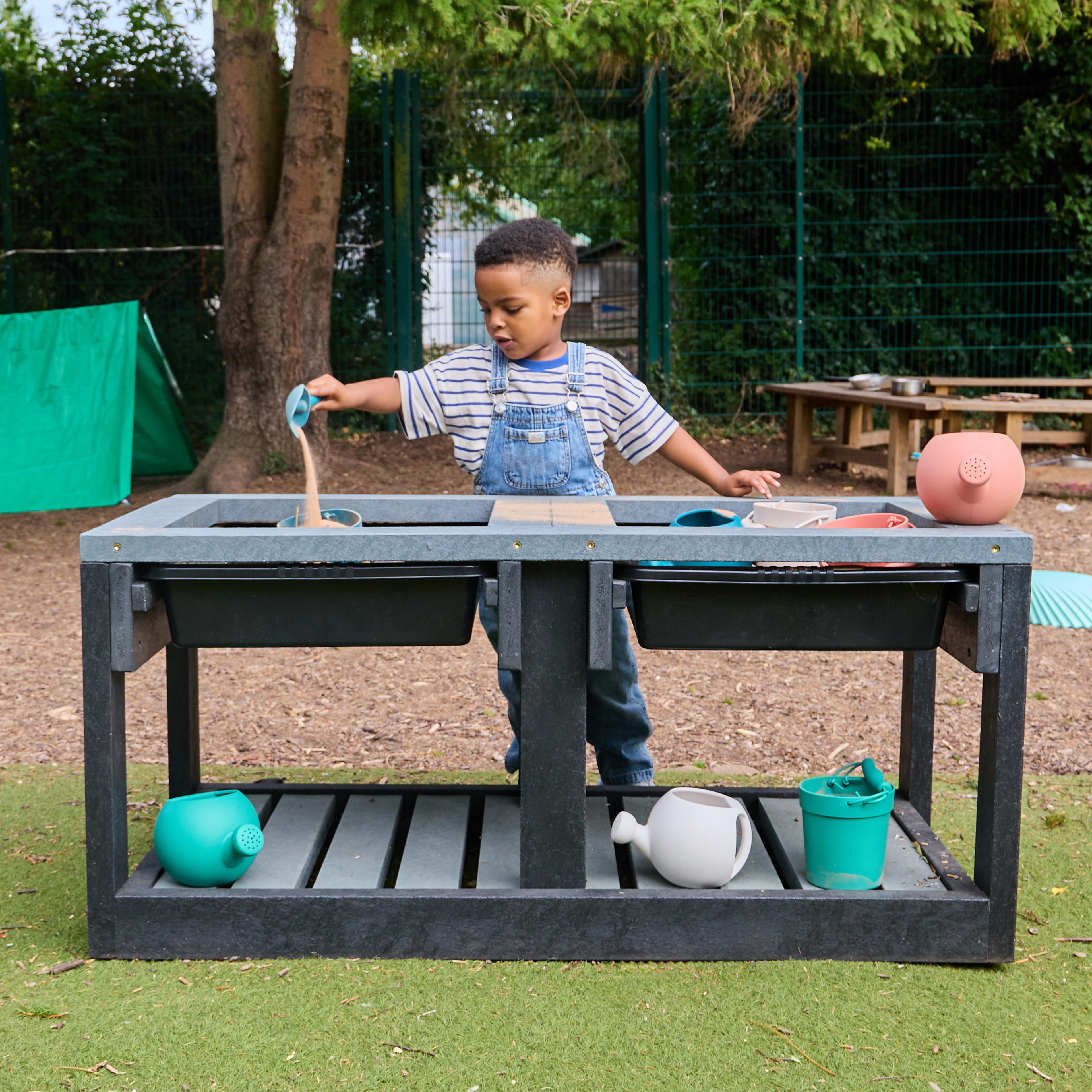 Recycled Plastic Double Mixing Bench from Hope Education