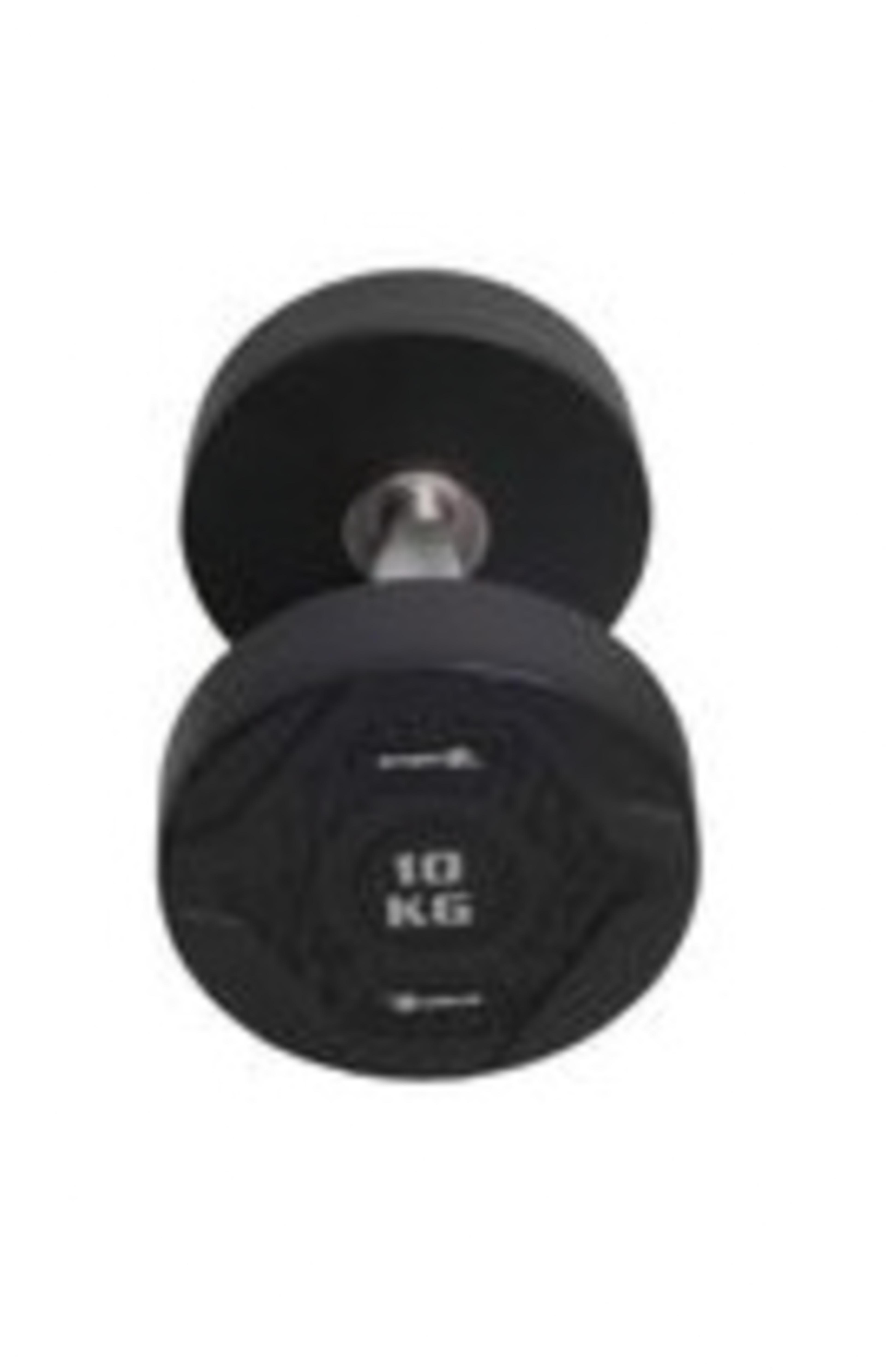 Gym Gear - 1 to 10kg Pro Rubber Dumbbell Set (10 Pairs)