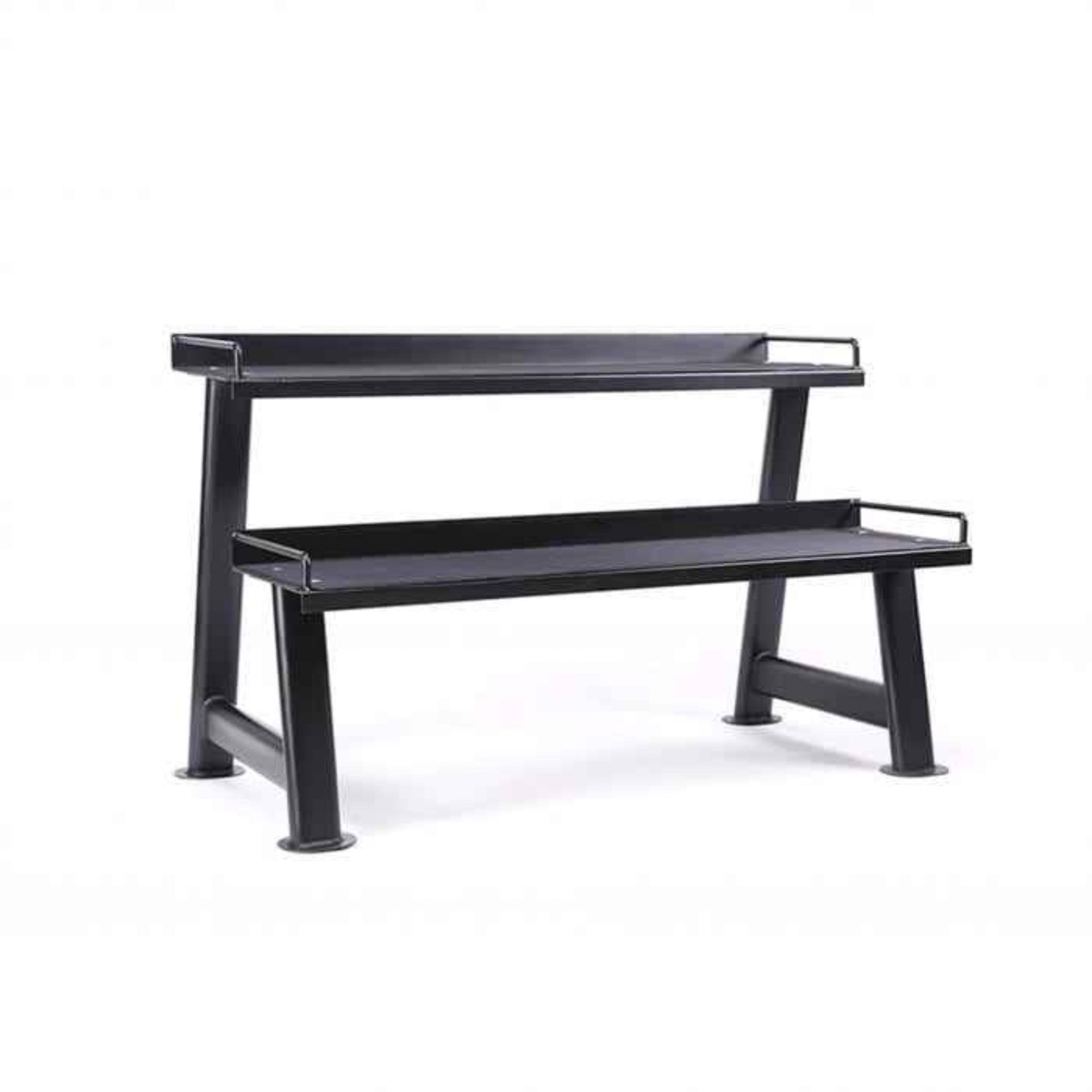 Gym Gear - 2 Tier Kettlebell Rack (Black)