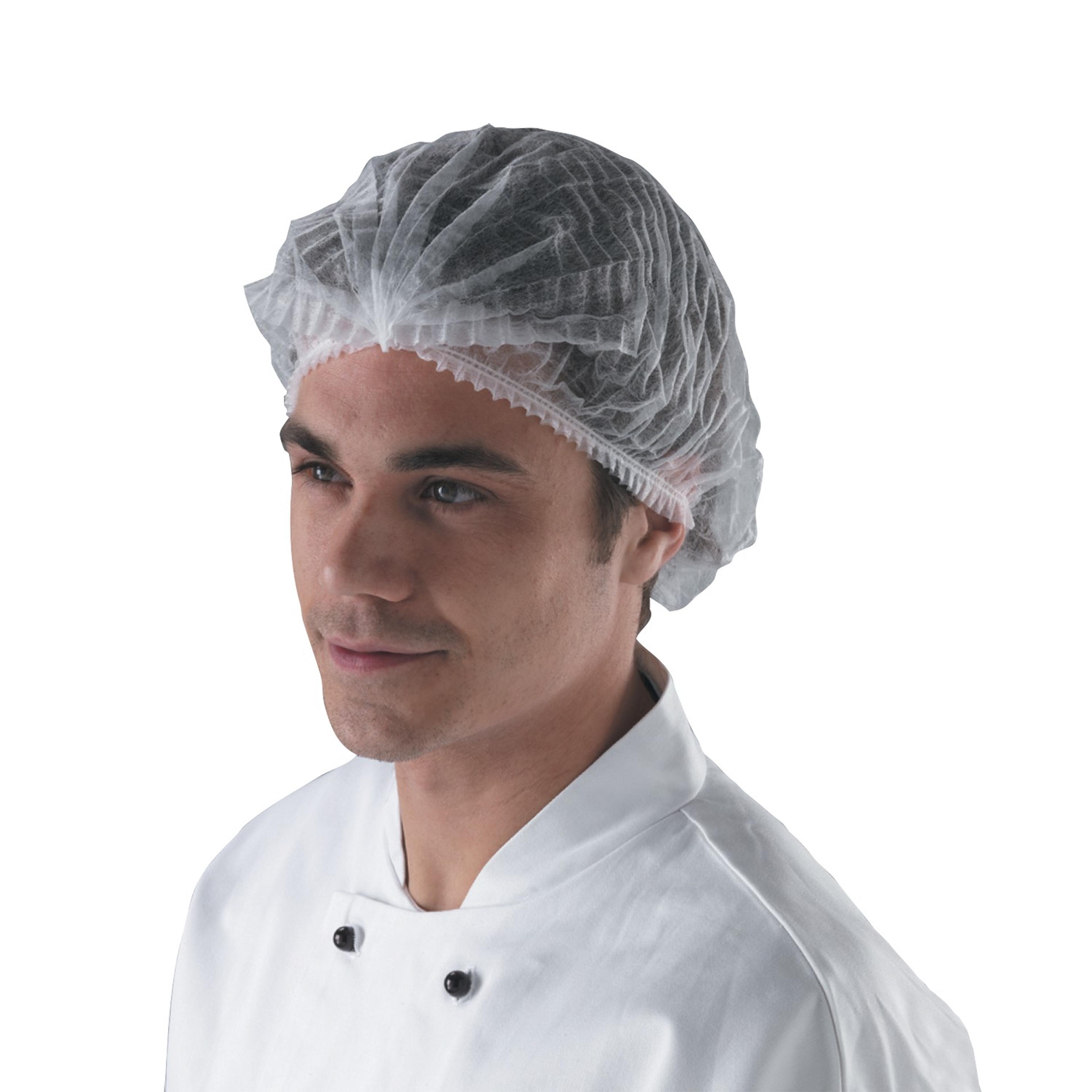 Polyco Hair Nets - White - Pack of 100