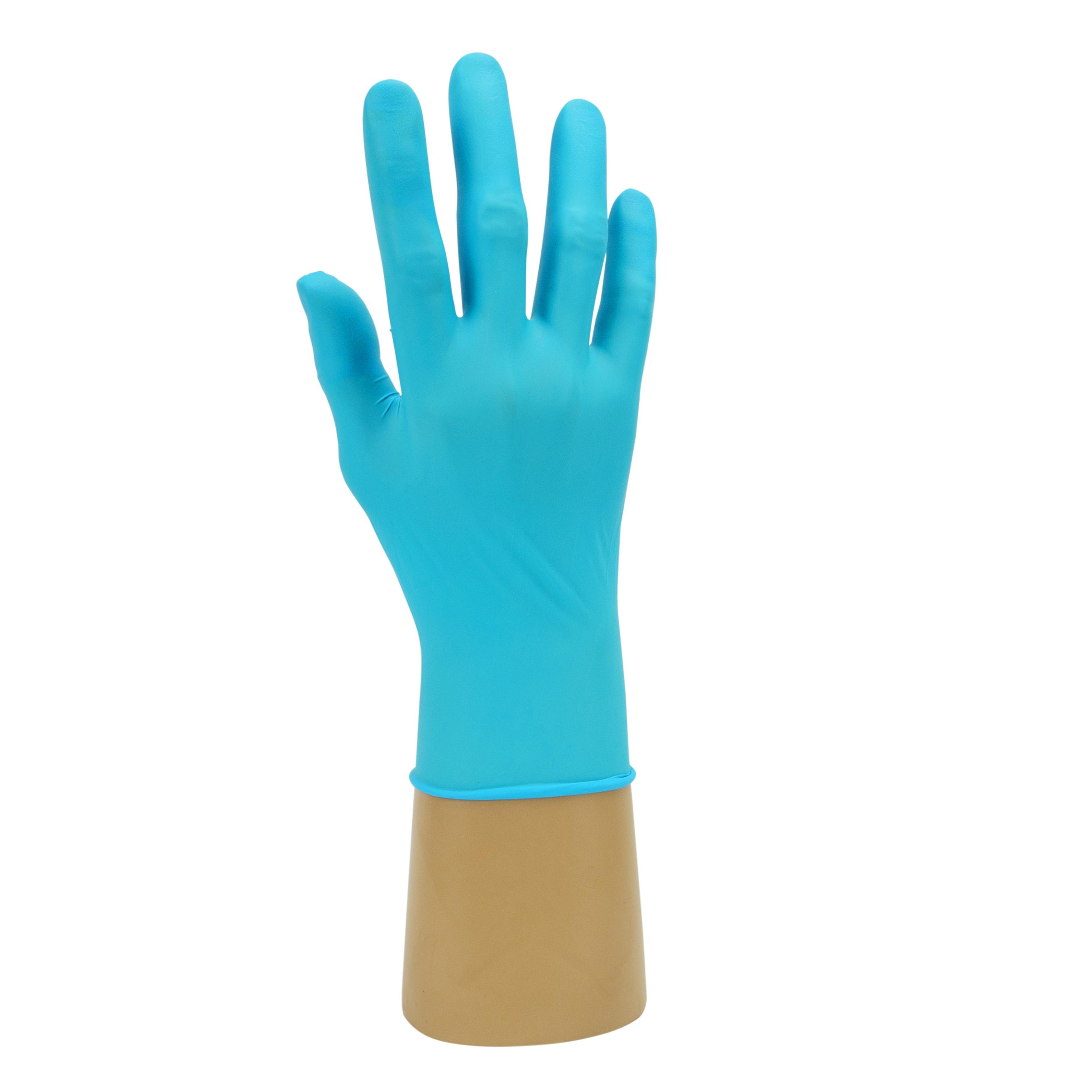 Polyco Medium Blue Powder Free Hybrid Disposable Gloves - Pack of 100