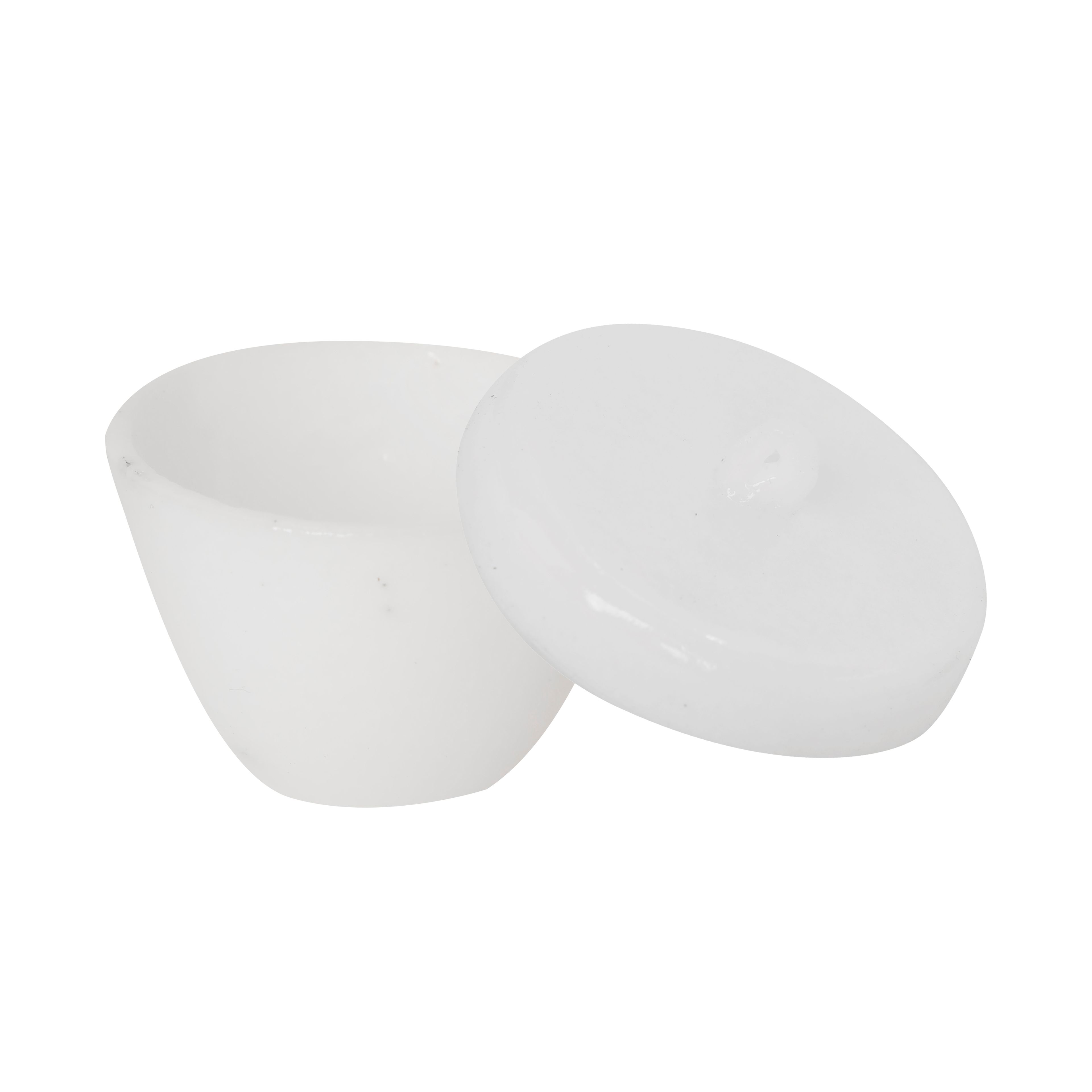 Silica Crucible with Lid - Low Form - 25ml