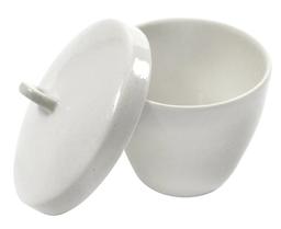 Porcelain Crucible with Lid - Tall Form - 30ml - Pack of 10