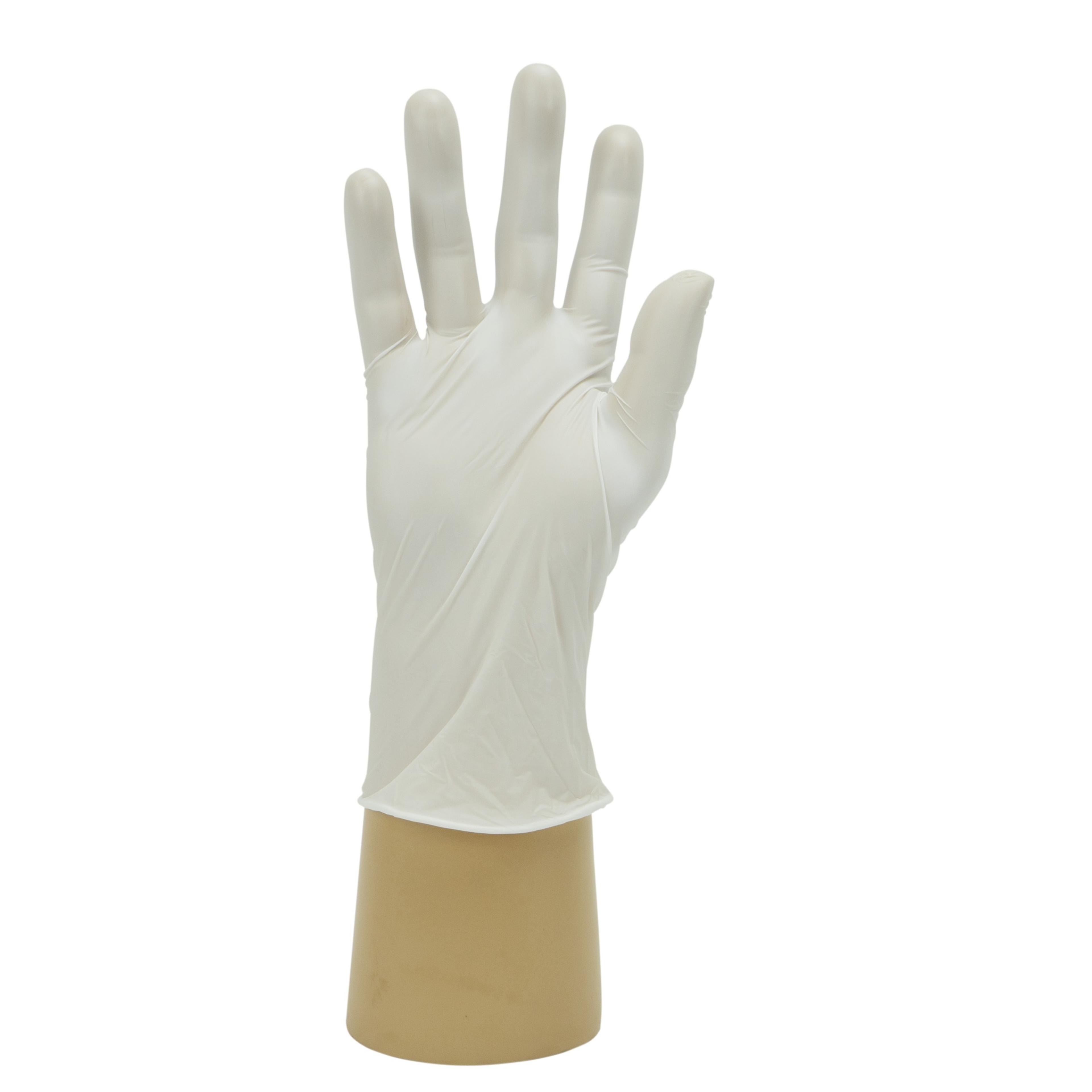 Polyco Small White Powder Free Vinyl Disposable Gloves - Pack of 100