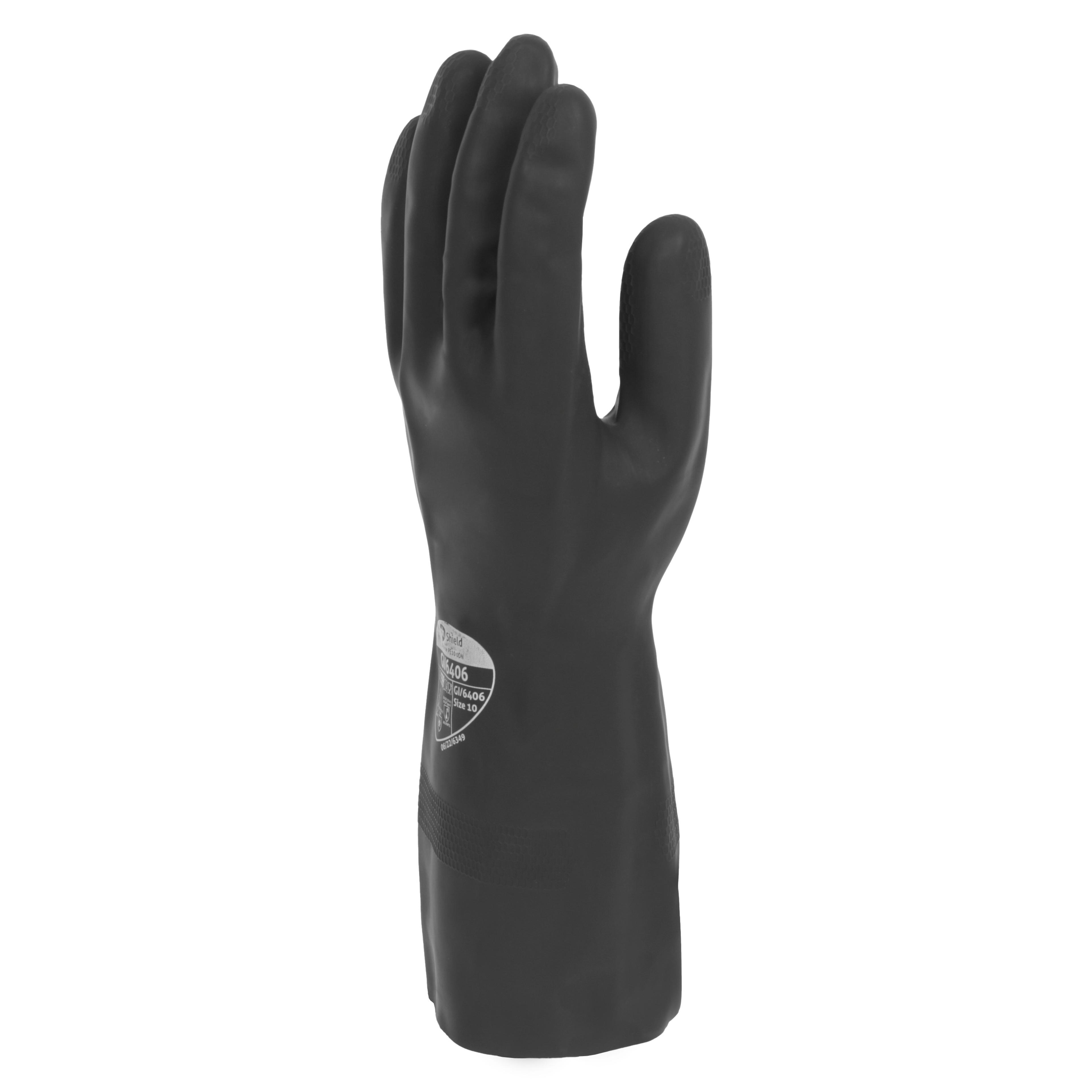 Polyco Large Black Heavy Duty Gloves - Pair