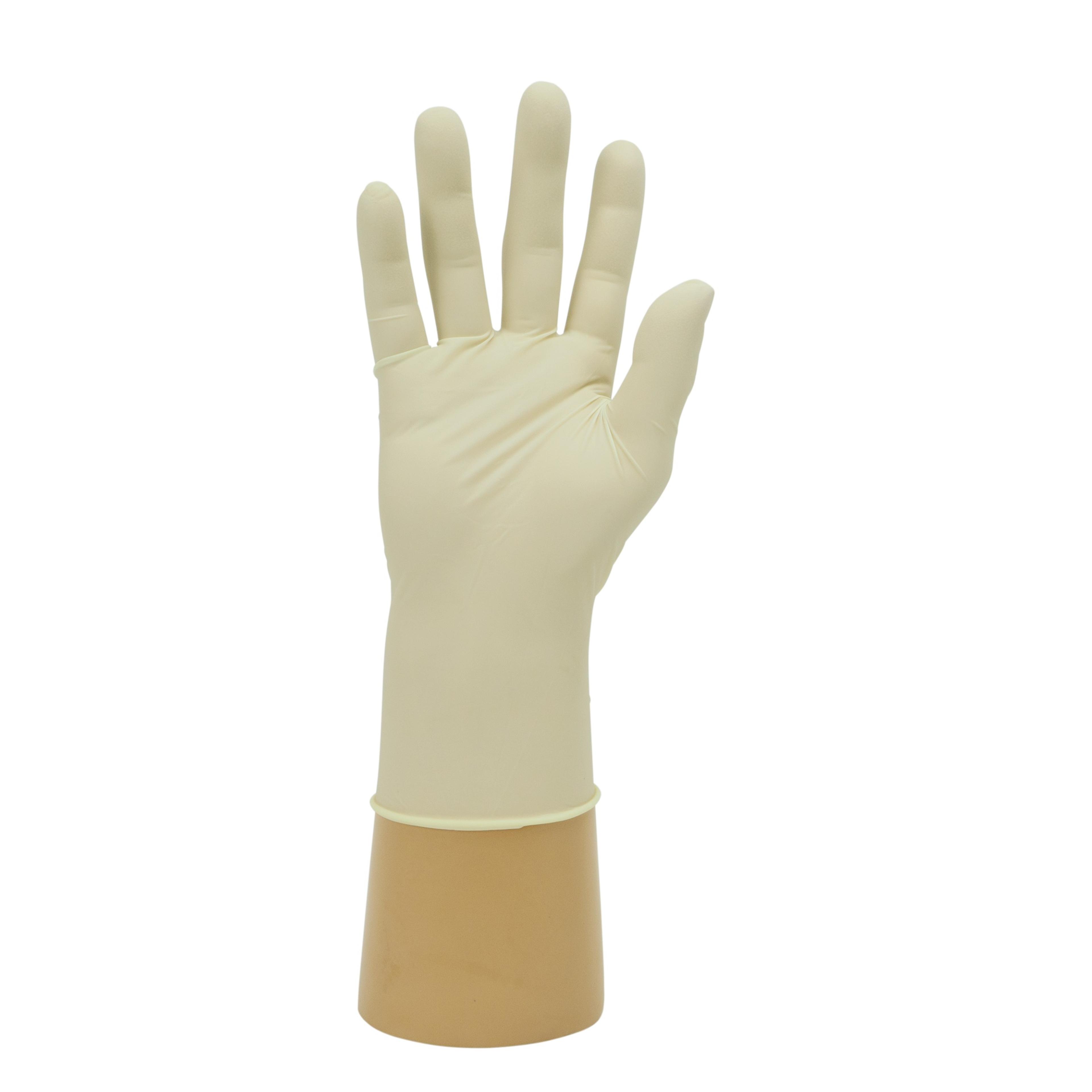 Polyco Small White Powder Free Natural Latex Disposable Gloves - Pack of 100